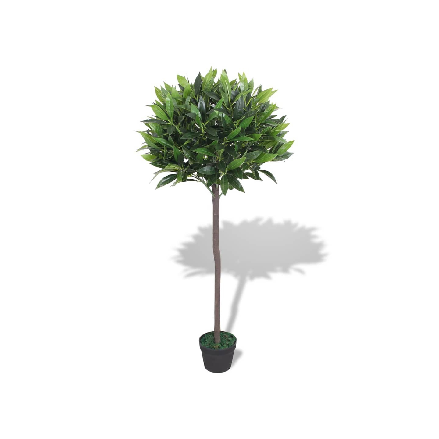 Laurier artificiel avec pot 125 cm Vert