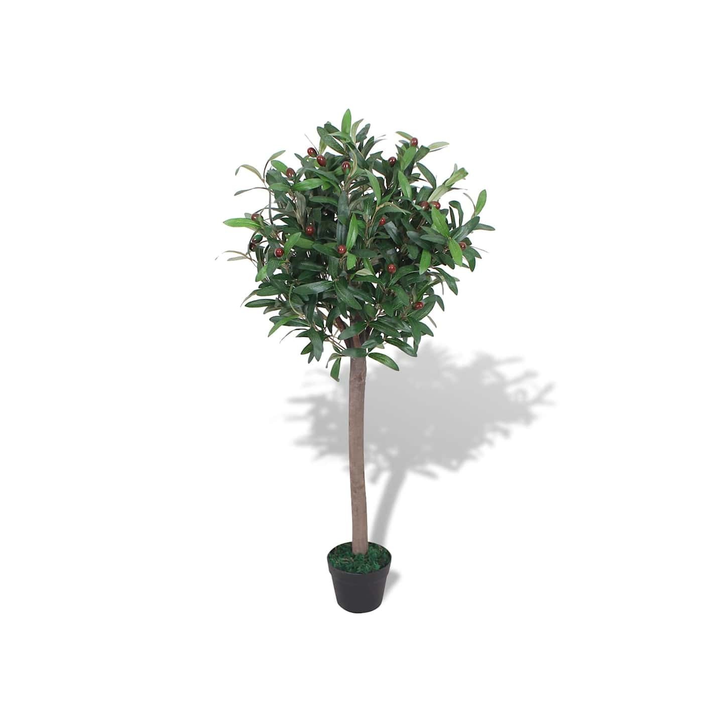Laurier artificiel avec pot 120 cm Vert