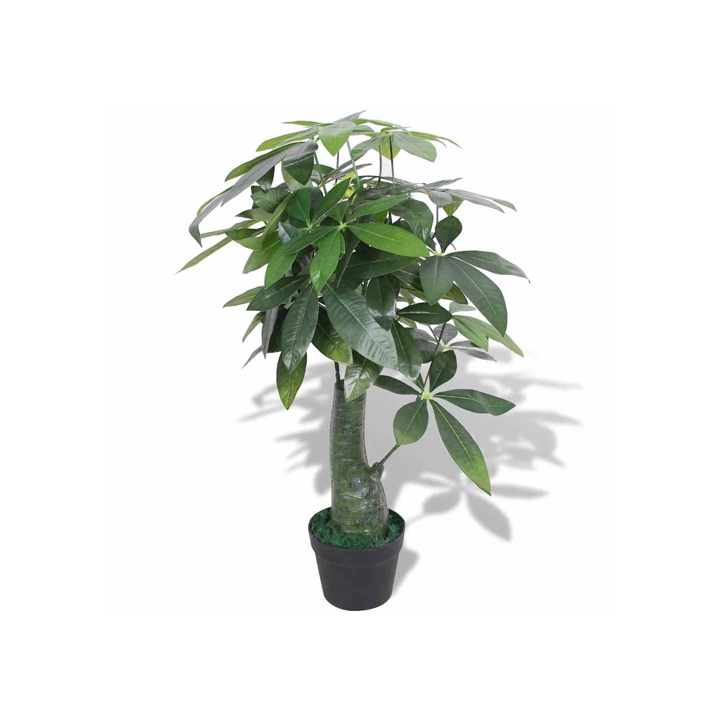 Arbre de la fortune artificiel avec pot 85 cm Vert