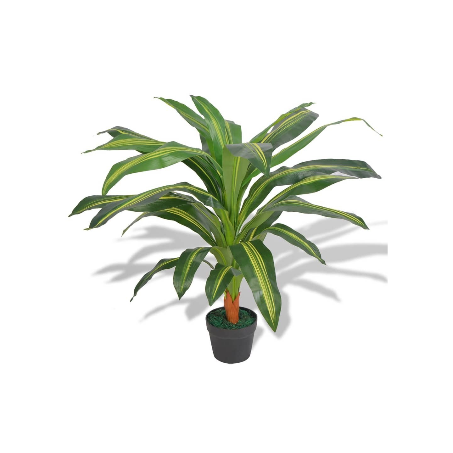 Plante artificielle avec pot Dracaena 90 cm Vert