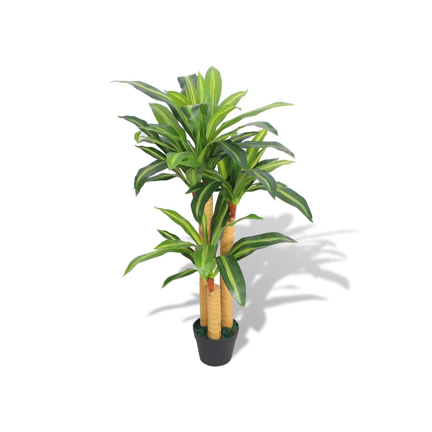 Plante artificielle avec pot Dracaena 100 cm Vert