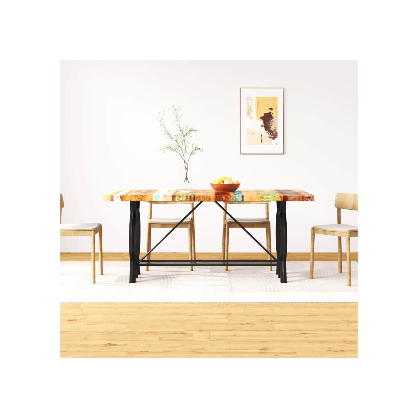 Table à manger Bois de récupération massif 180 cm