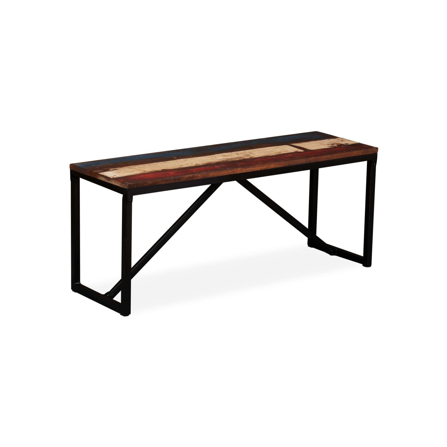 Banc 110 x 35 x 45 cm Bois de récupération massif