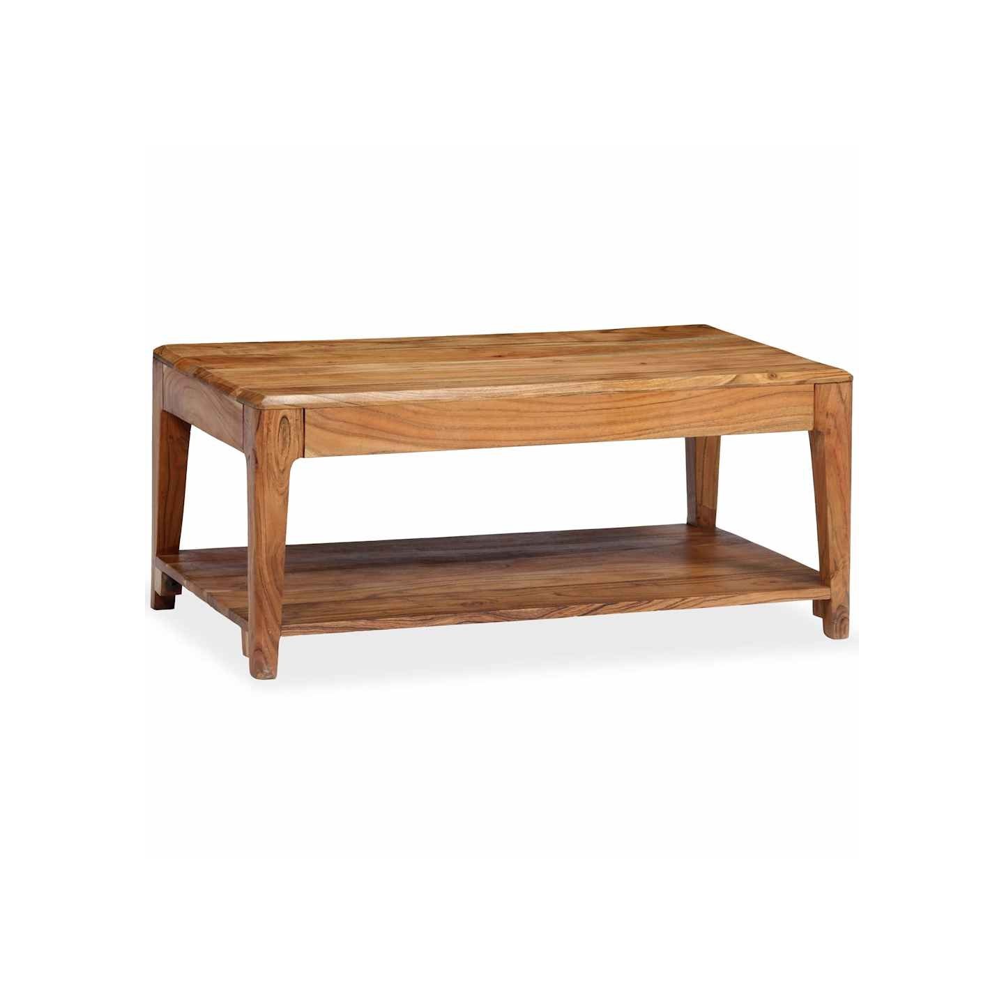 Table basse Bois massif 88x50x38 cm