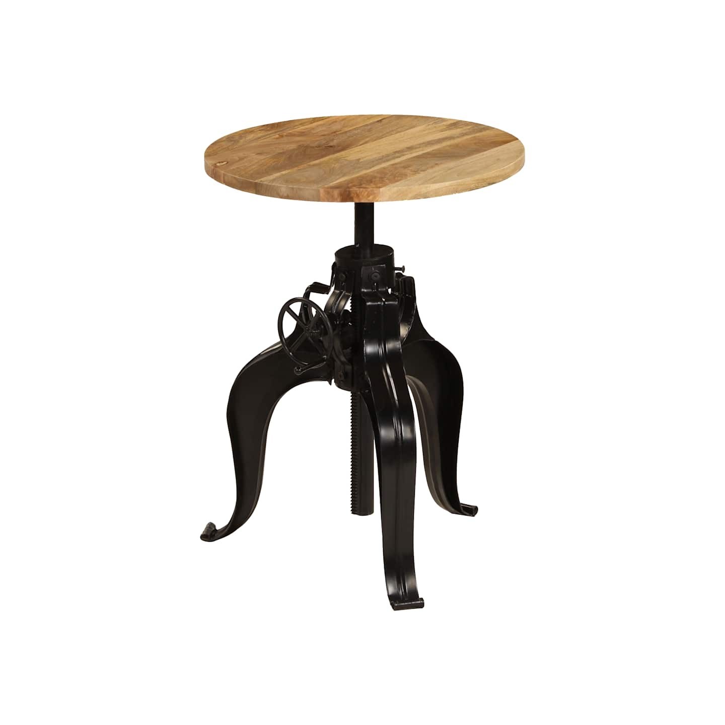 Table de bar Bois de manguier massif 60 x (76-110) cm