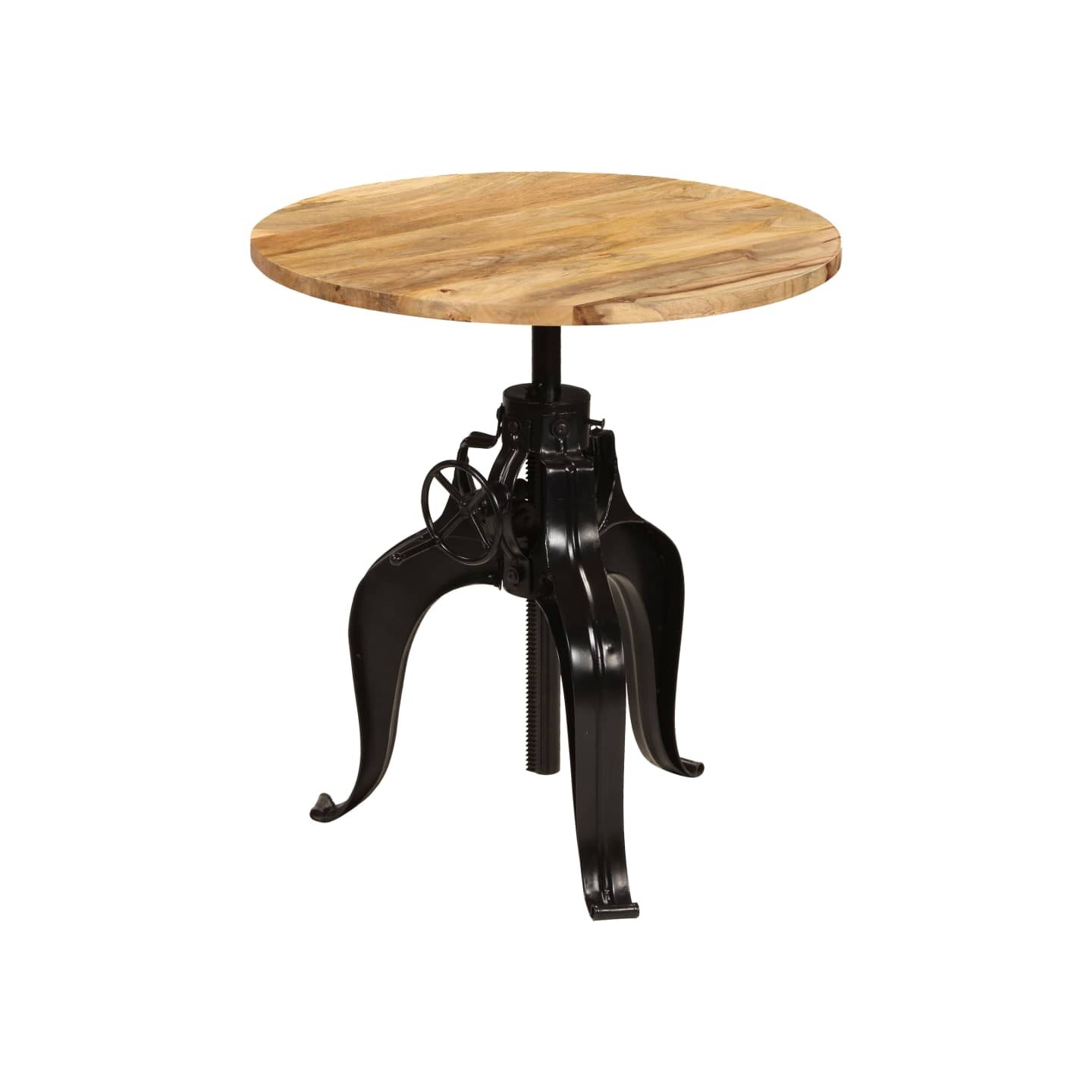 Table de bar Bois de manguier massif 75x(76-110) cm