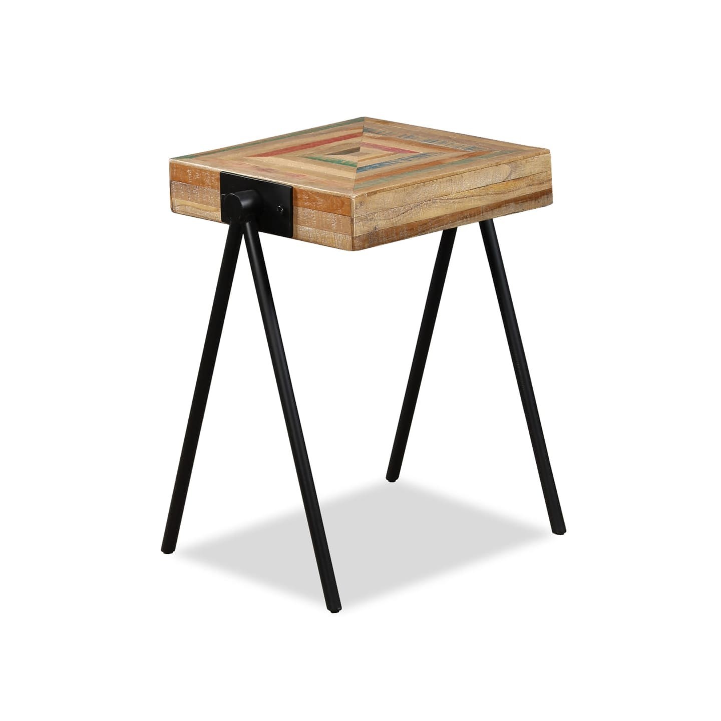 Table d'appoint Teck massif de récupération