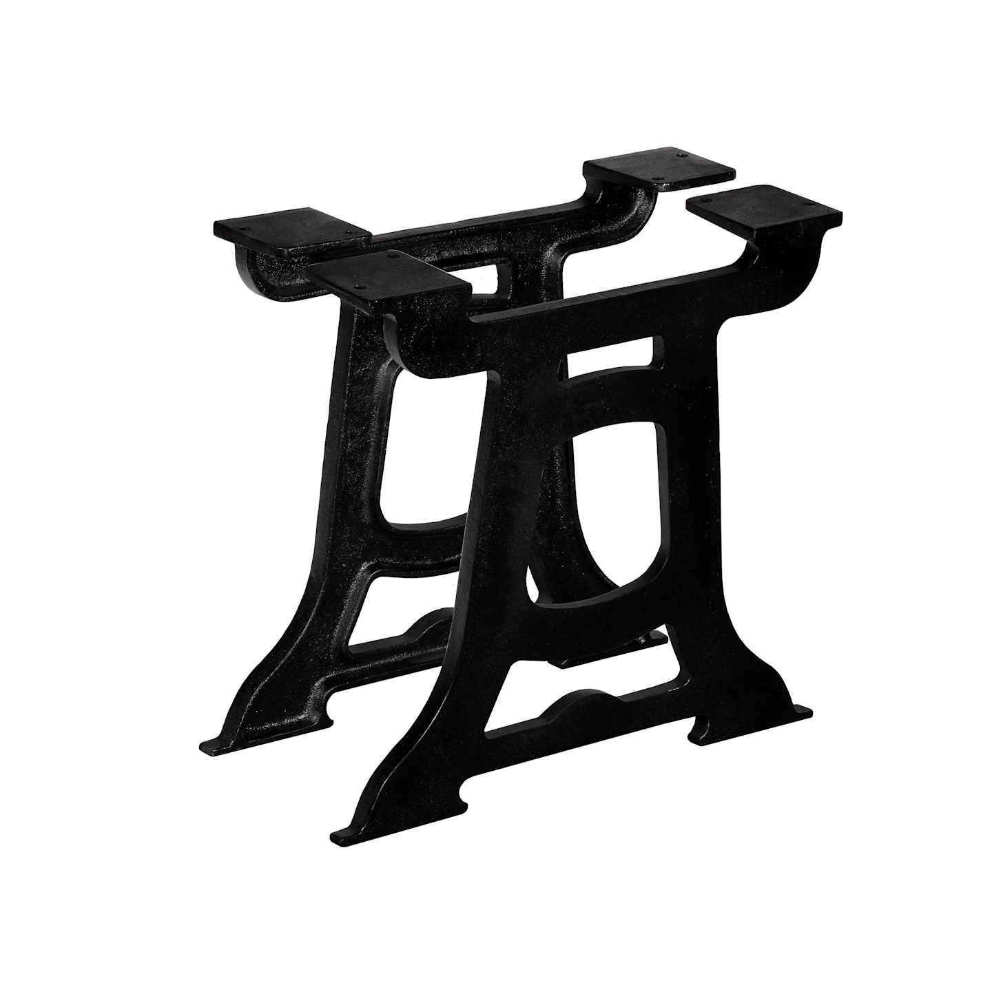 Pied de table basse 2 pcs Cadre en Y Fonte