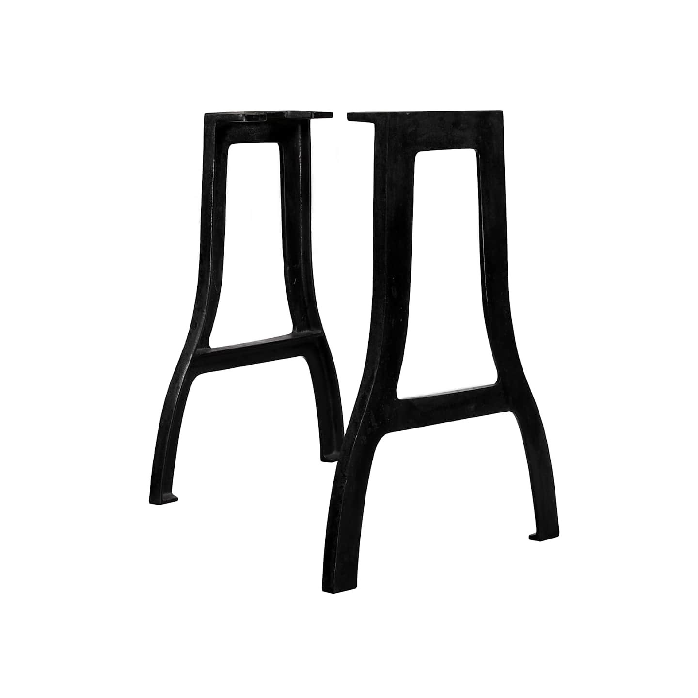 Pied de table de salle à manger 2 pcs Cadre en A Fonte
