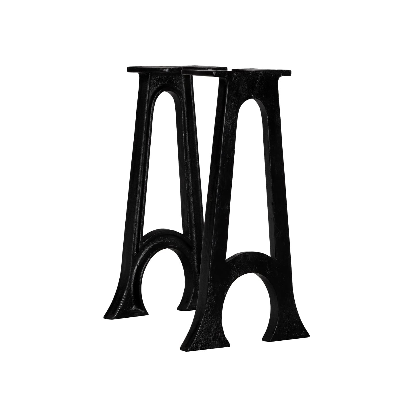 Pied de banc 2 pcs Base voûtée Cadre en A Fonte