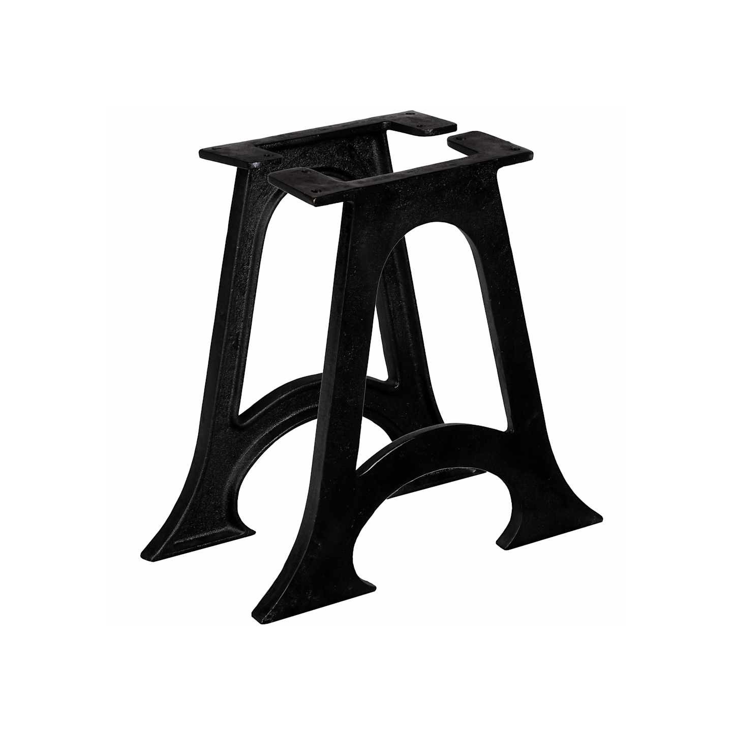 Pied de table base 2 pcs Base voûtée Cadre en A Fonte