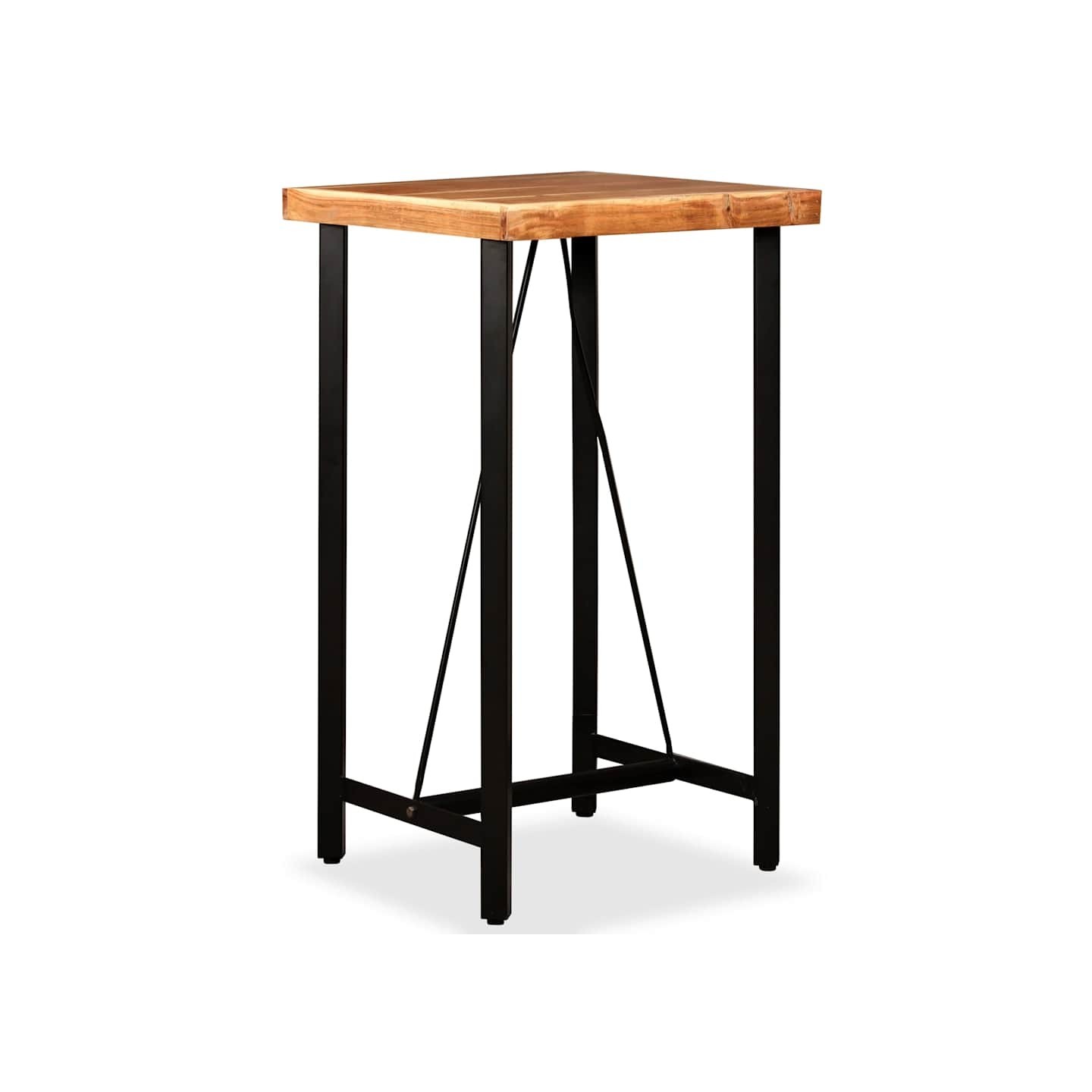 Table de bar Bois massif d'acacia 60x60x107 cm