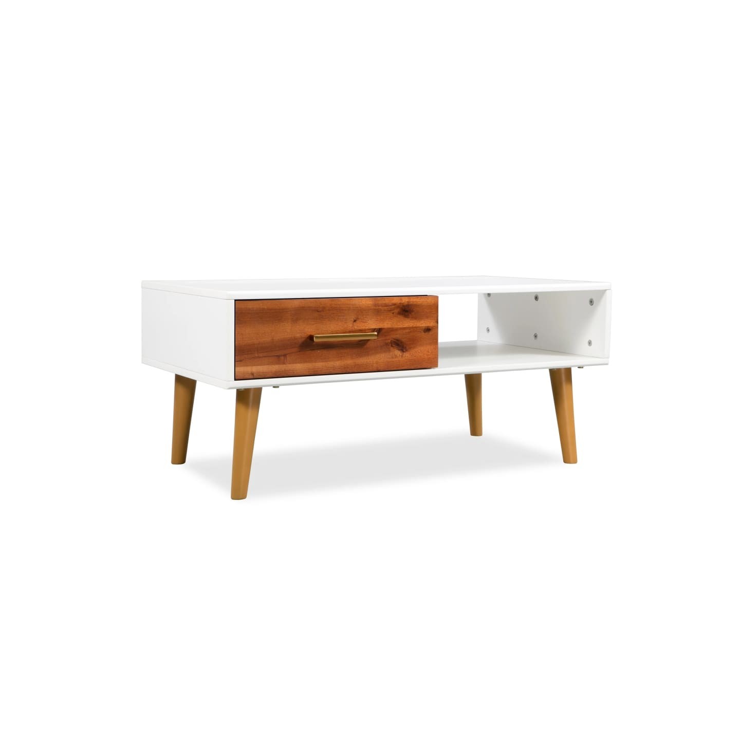 Table basse Bois d'acacia massif 90x50x40 cm