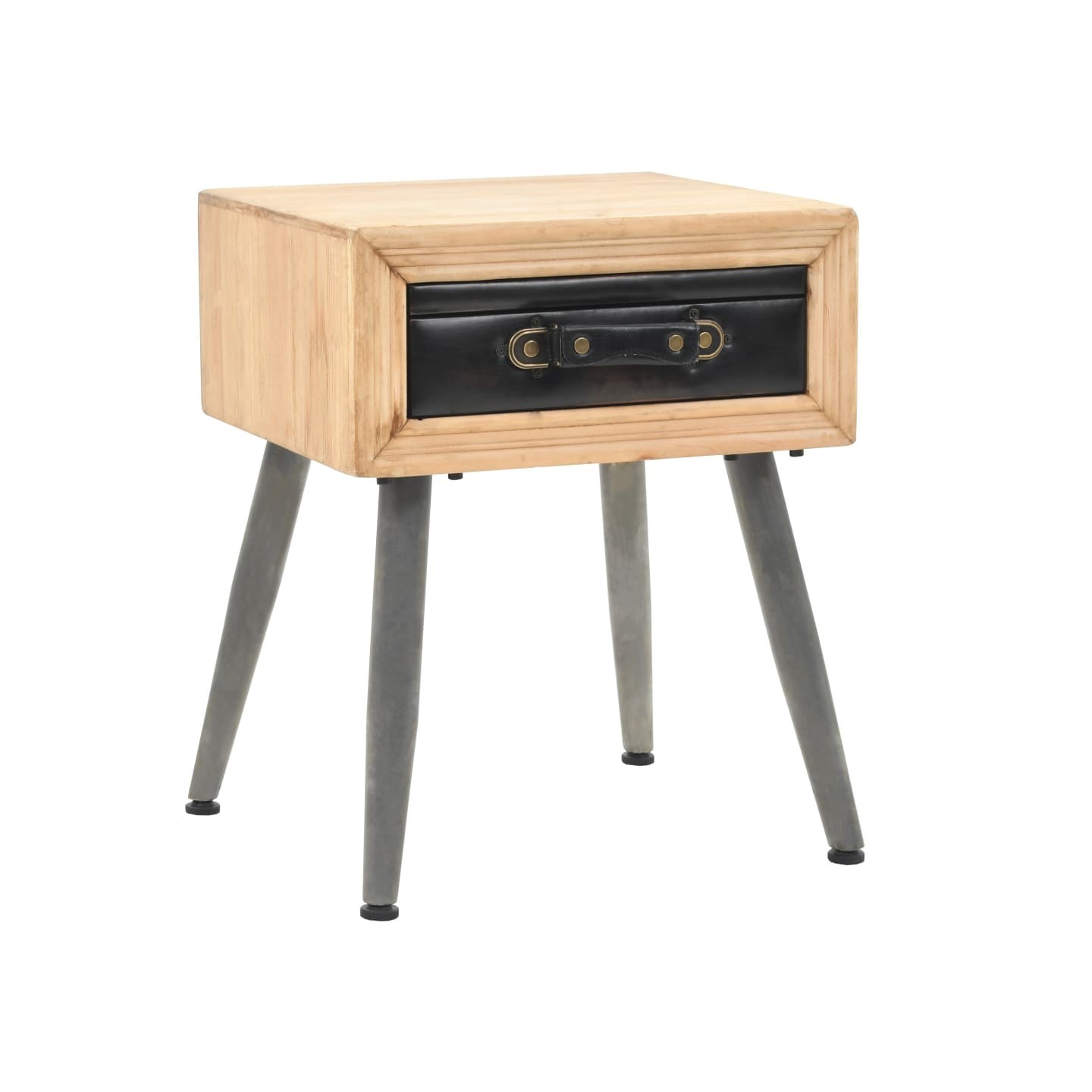 Table de chevet Bois de sapin massif 43 x 38 x 50 cm