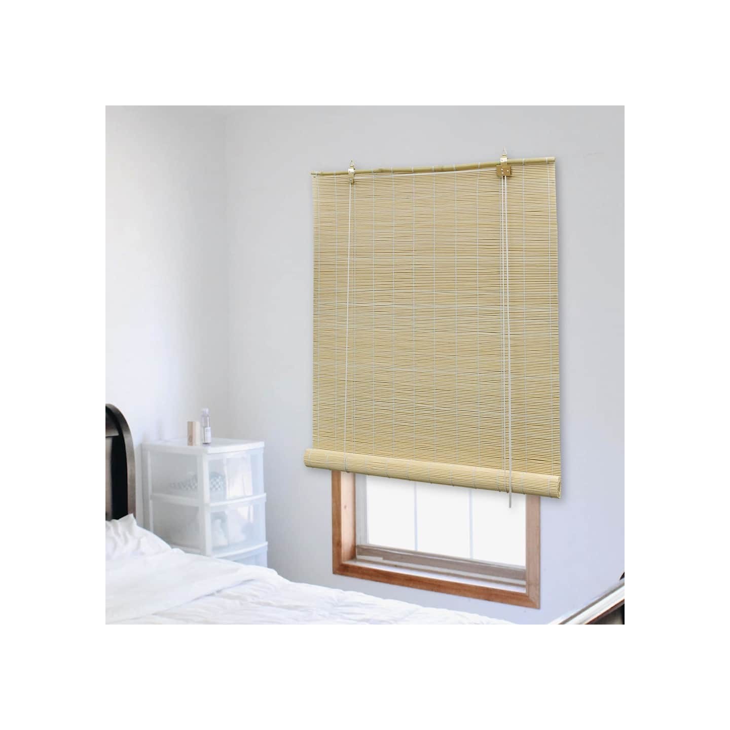 Store roulant en bambou 80x220 cm Naturel