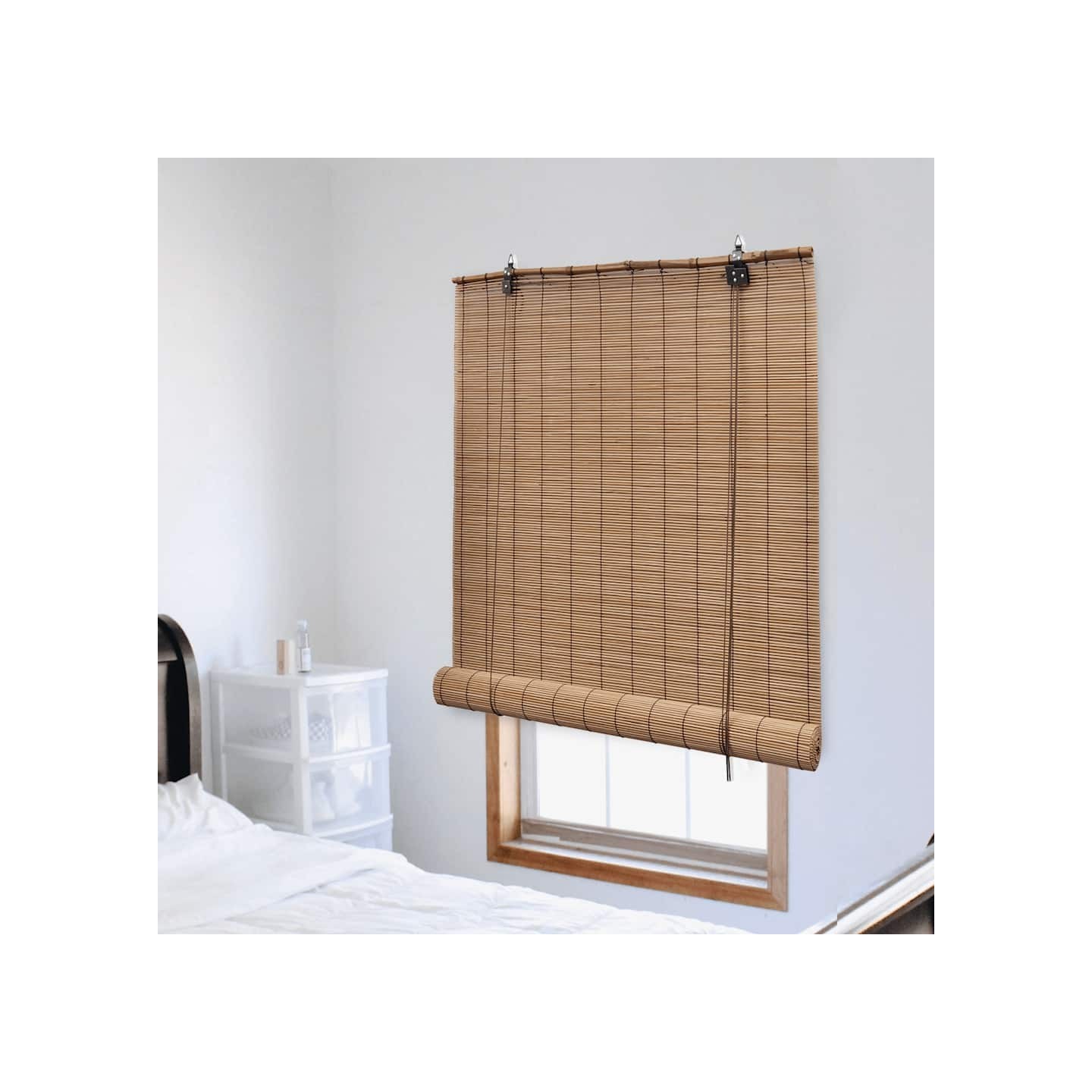 Store roulant en bambou 80x220 cm Marron