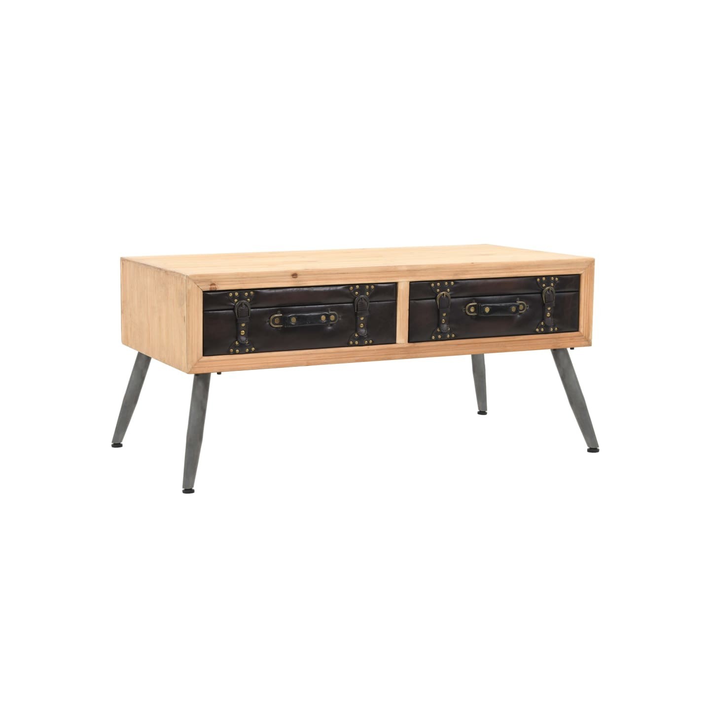 Table basse Bois massif de sapin 115x55x50 cm