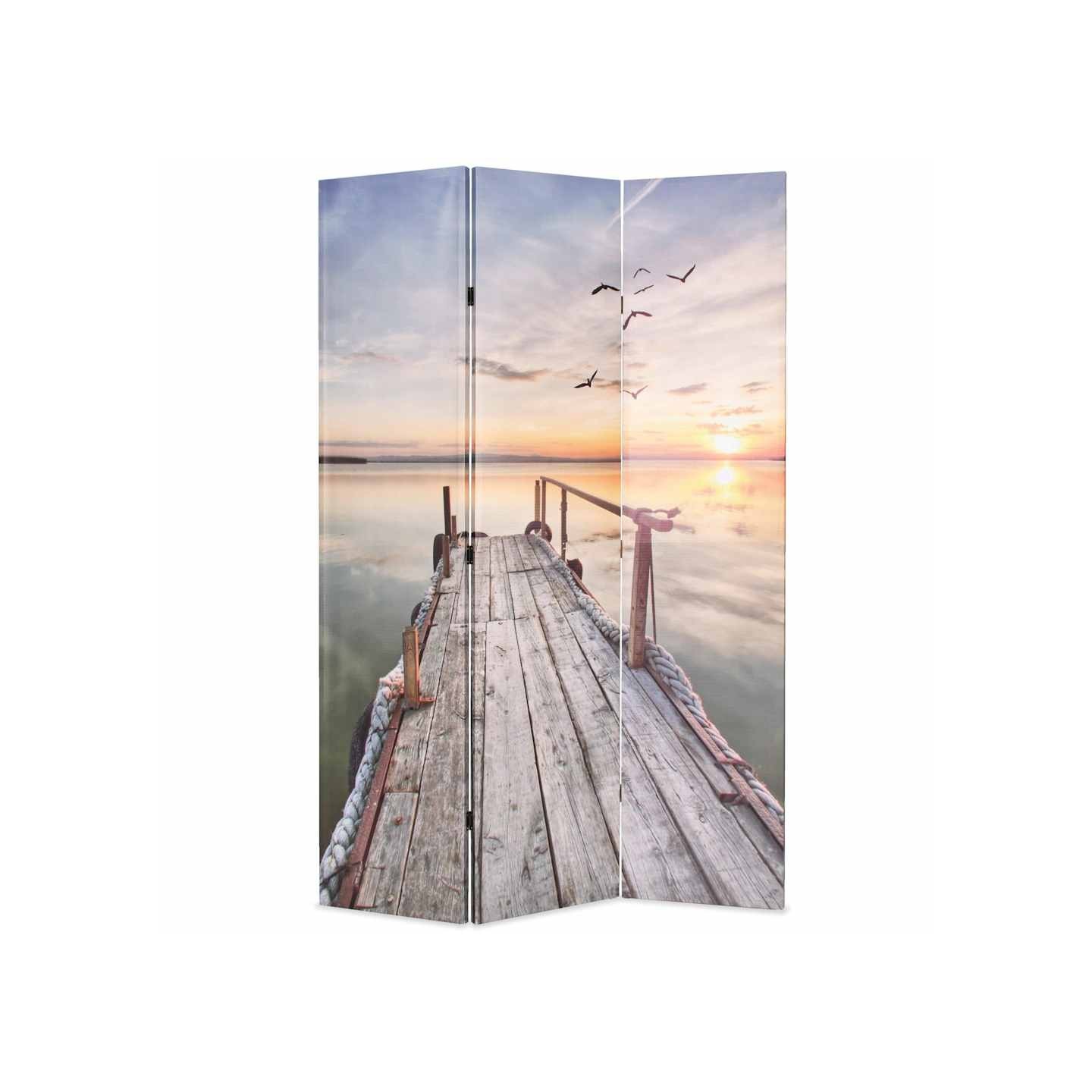 Cloison de séparation pliable 120 x 170 cm Lac