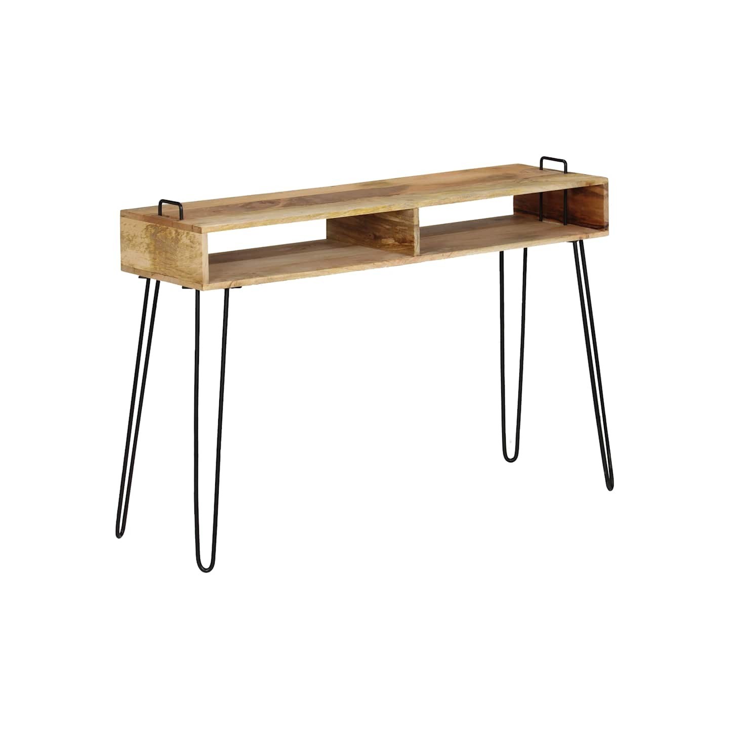Table console Bois de manguier massif 115 x 35 x 76 cm