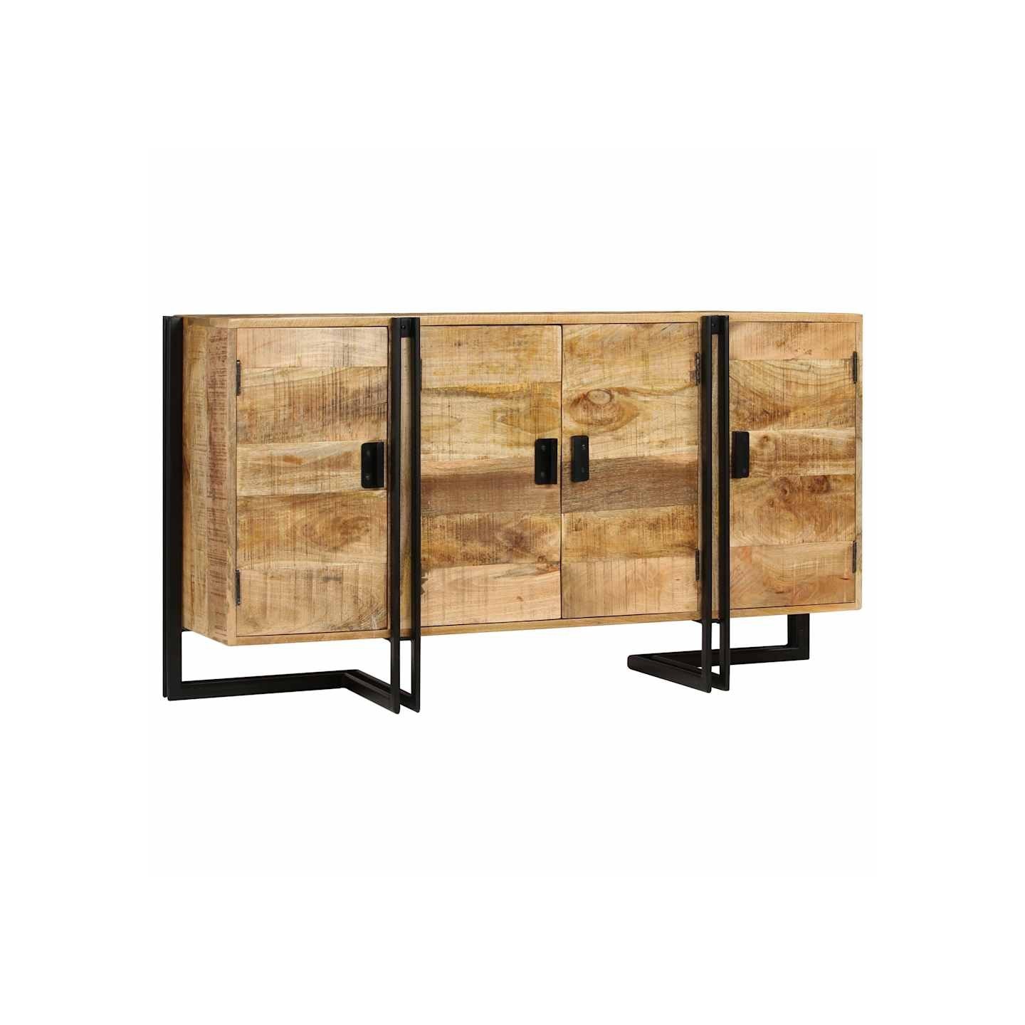 Buffet Bois de manguier massif 150x40x80 cm