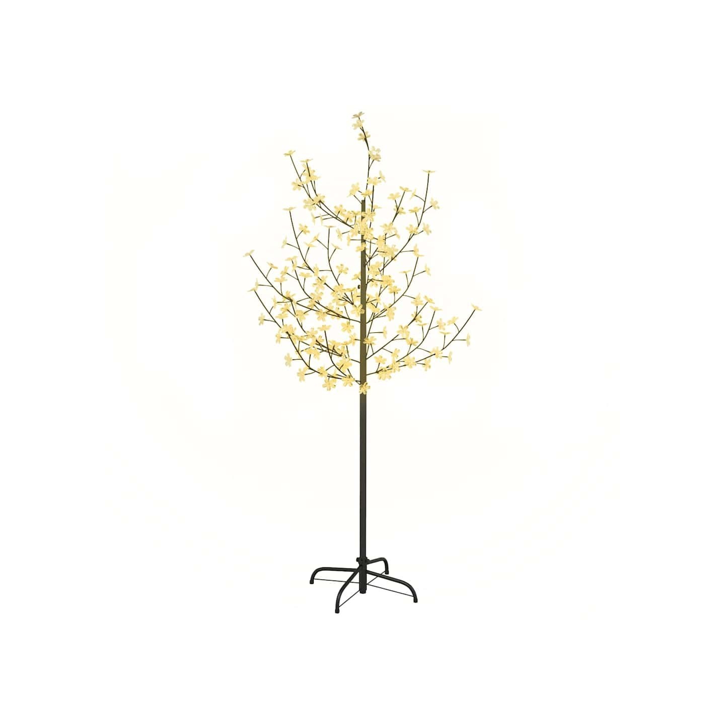 Arbre à LED fleur de cerisier 120 LED Blanc chaud 150 cm