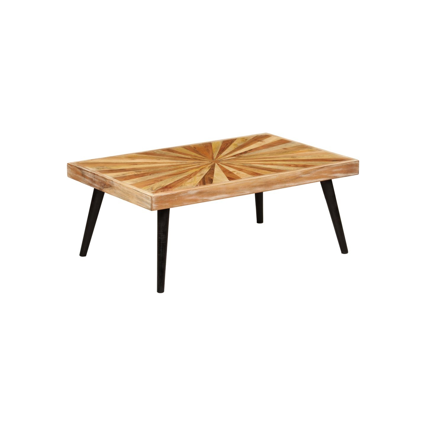Table basse Bois de manguier massif 90x55x36 cm