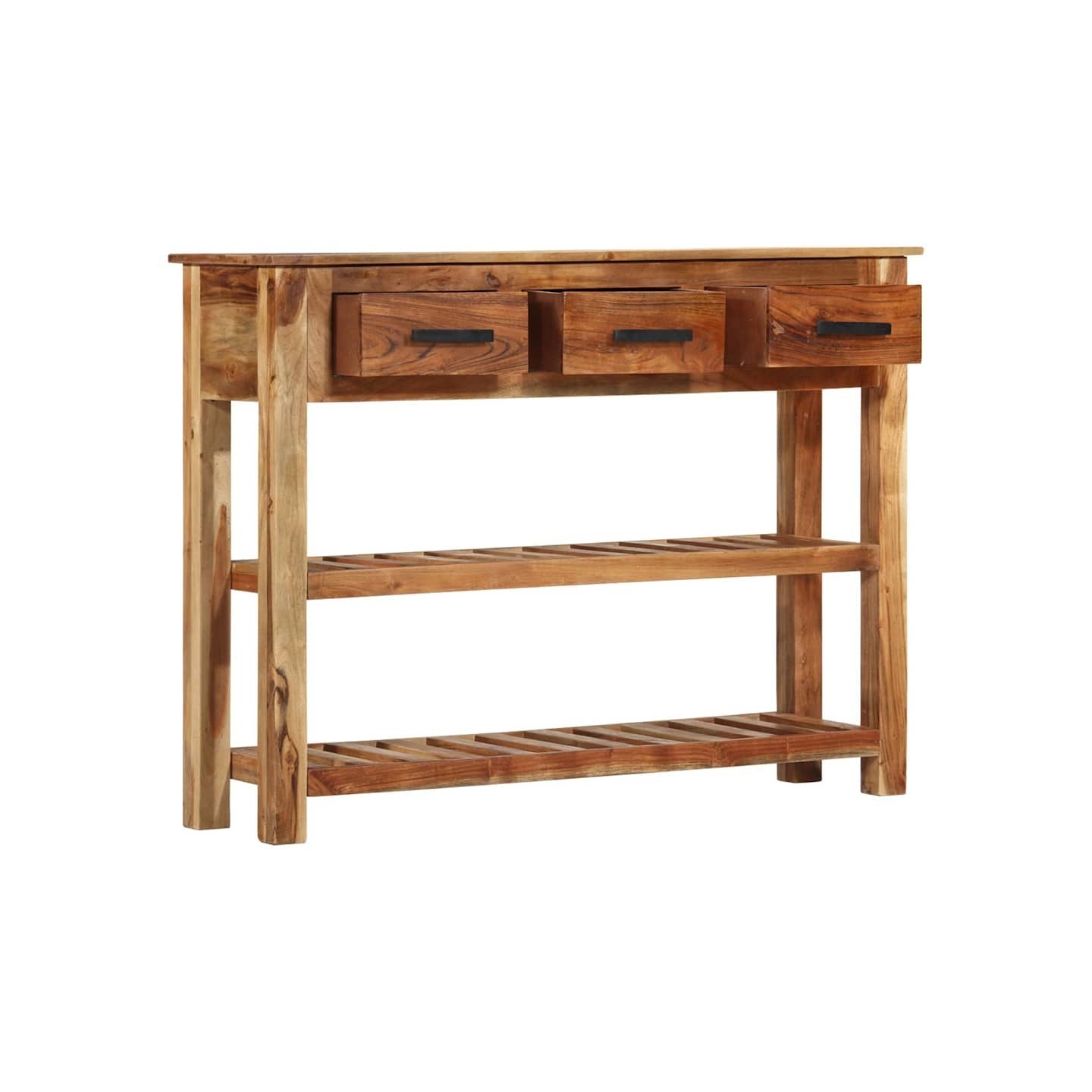 Buffet avec 3 tiroirs 110x30x80 cm Bois massif