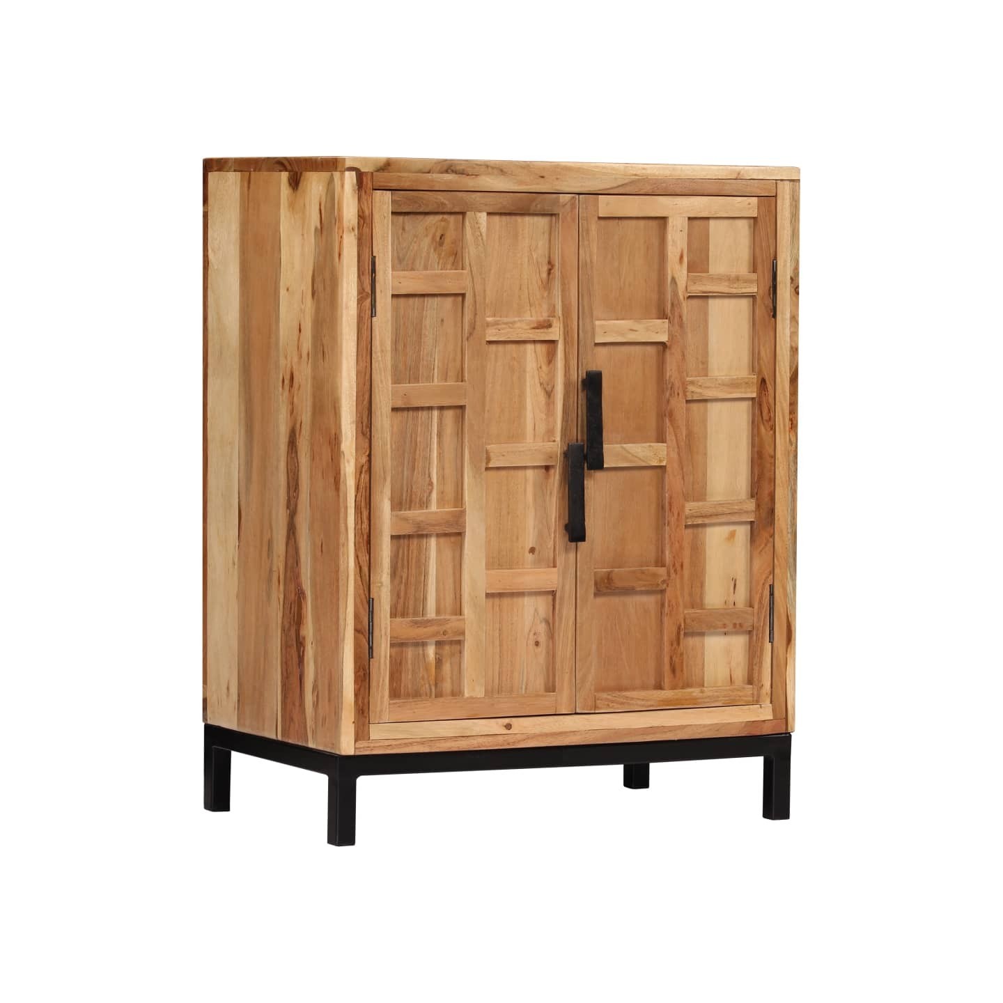 Buffet Bois d'acacia solide 60x35x76 cm Marron