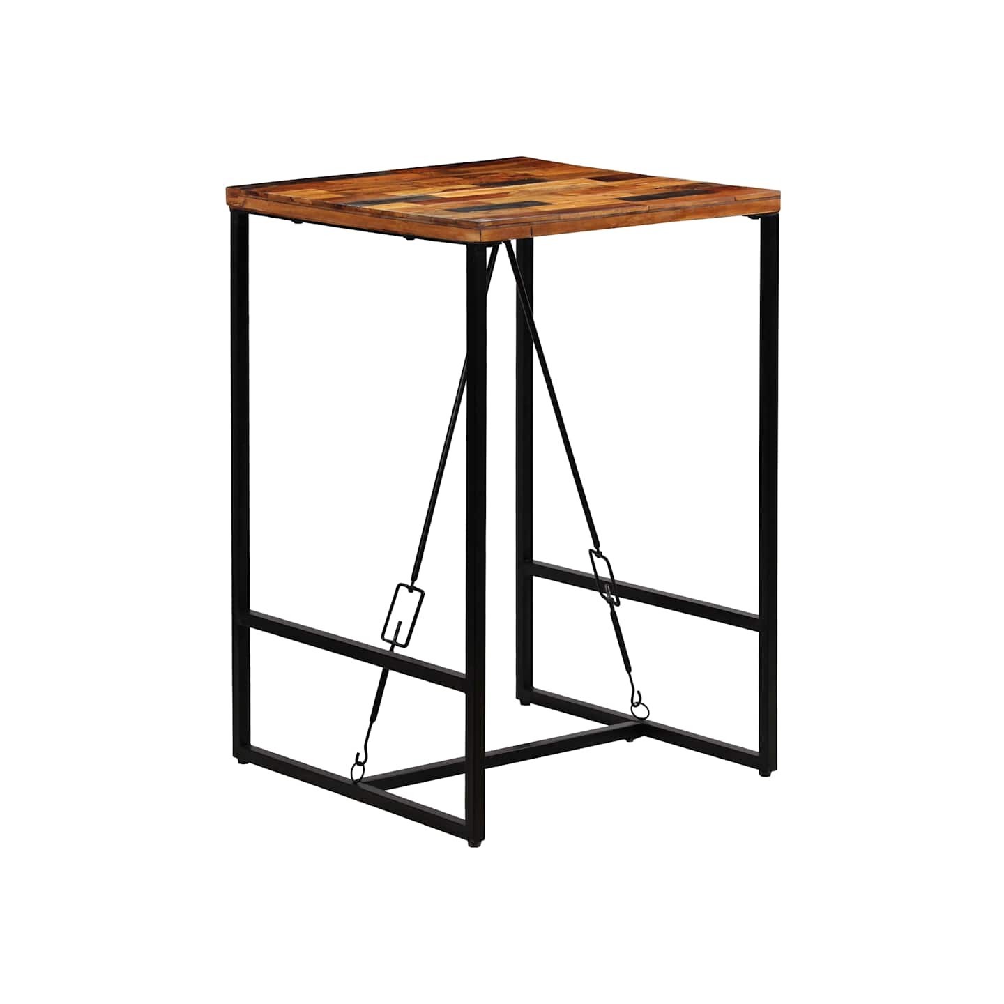 Table de bar Bois de récupération massif 70x70x106 cm