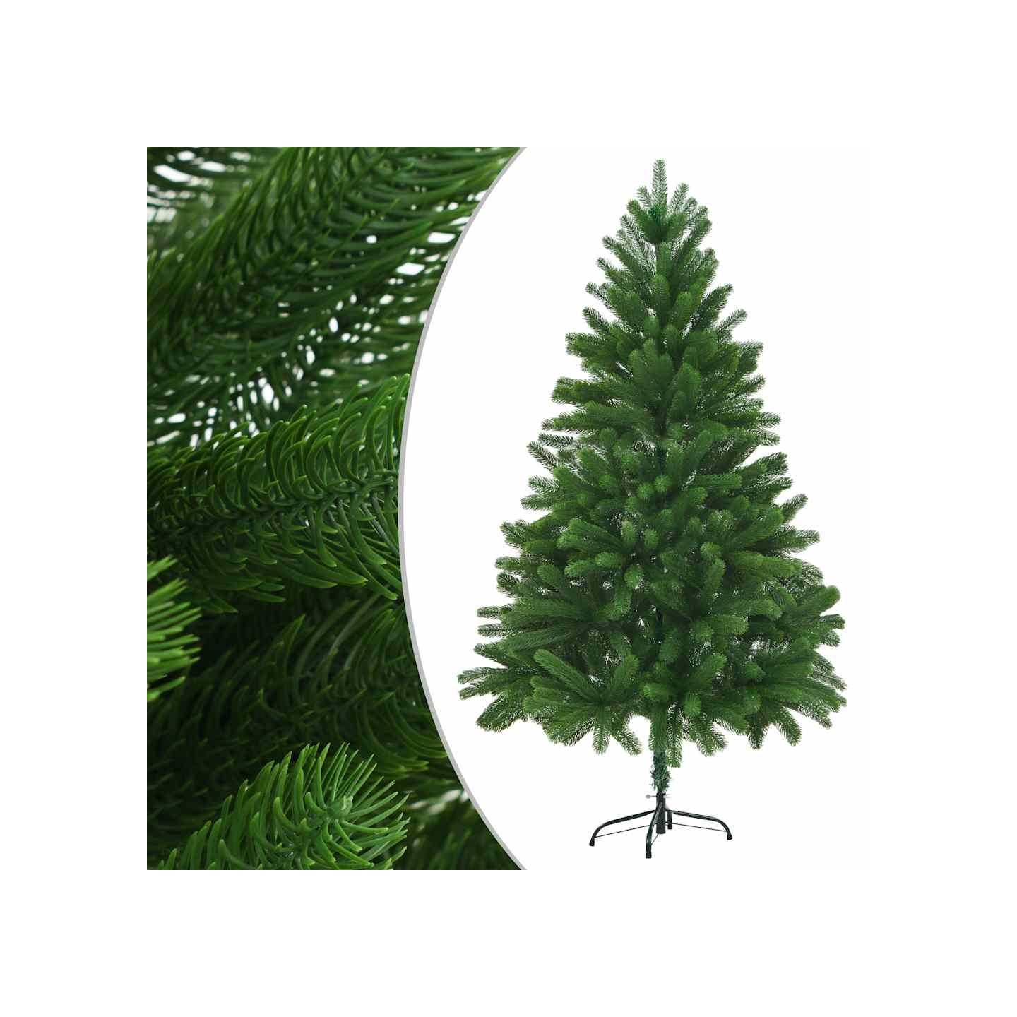 Arbre de Noël artificiel aiguilles réalistes 210 cm vert