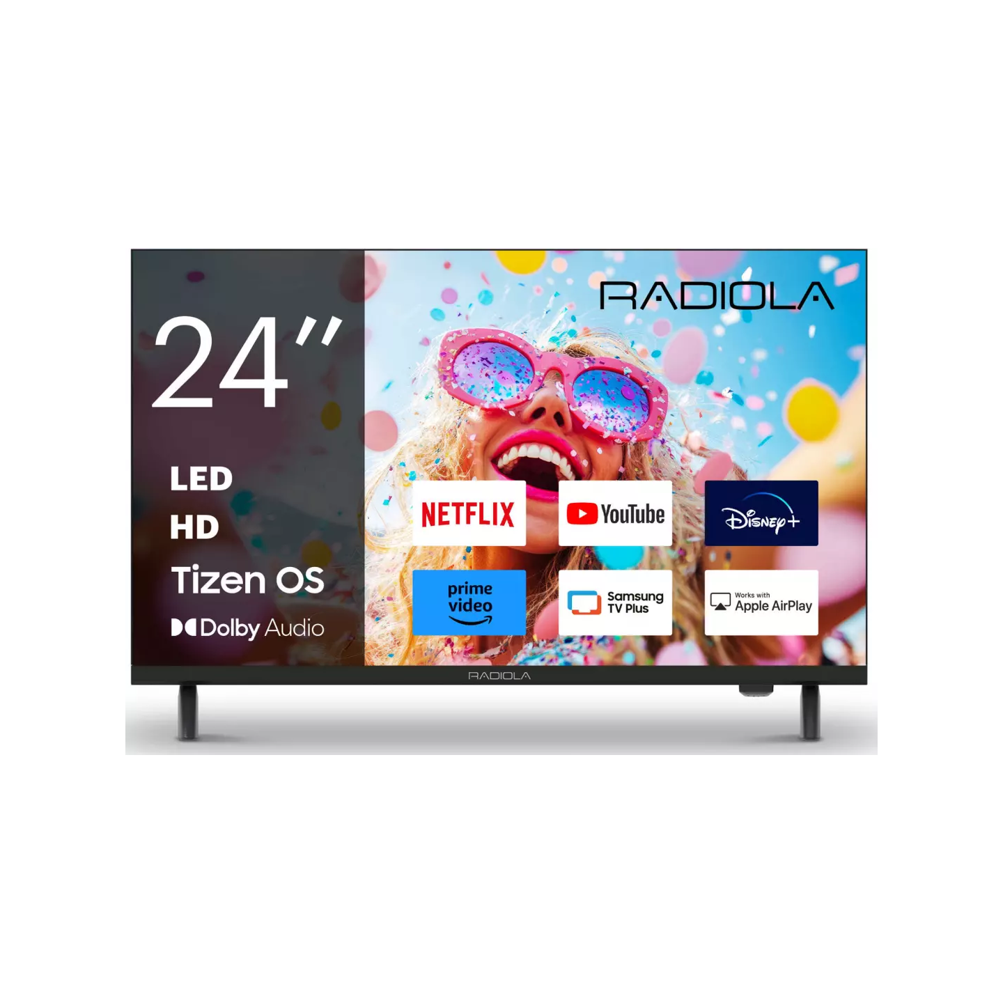 TV LED Radiola RA24A2TV 24" HD Smart TV Tizen | Nimestore