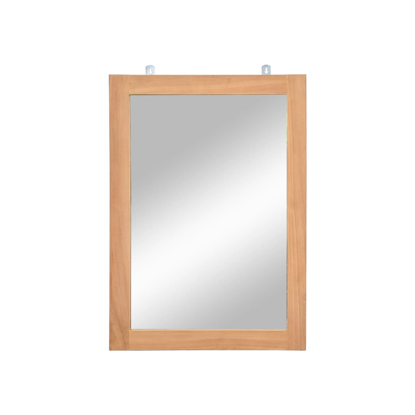 Miroir mural Teck massif 50 x 70 cm