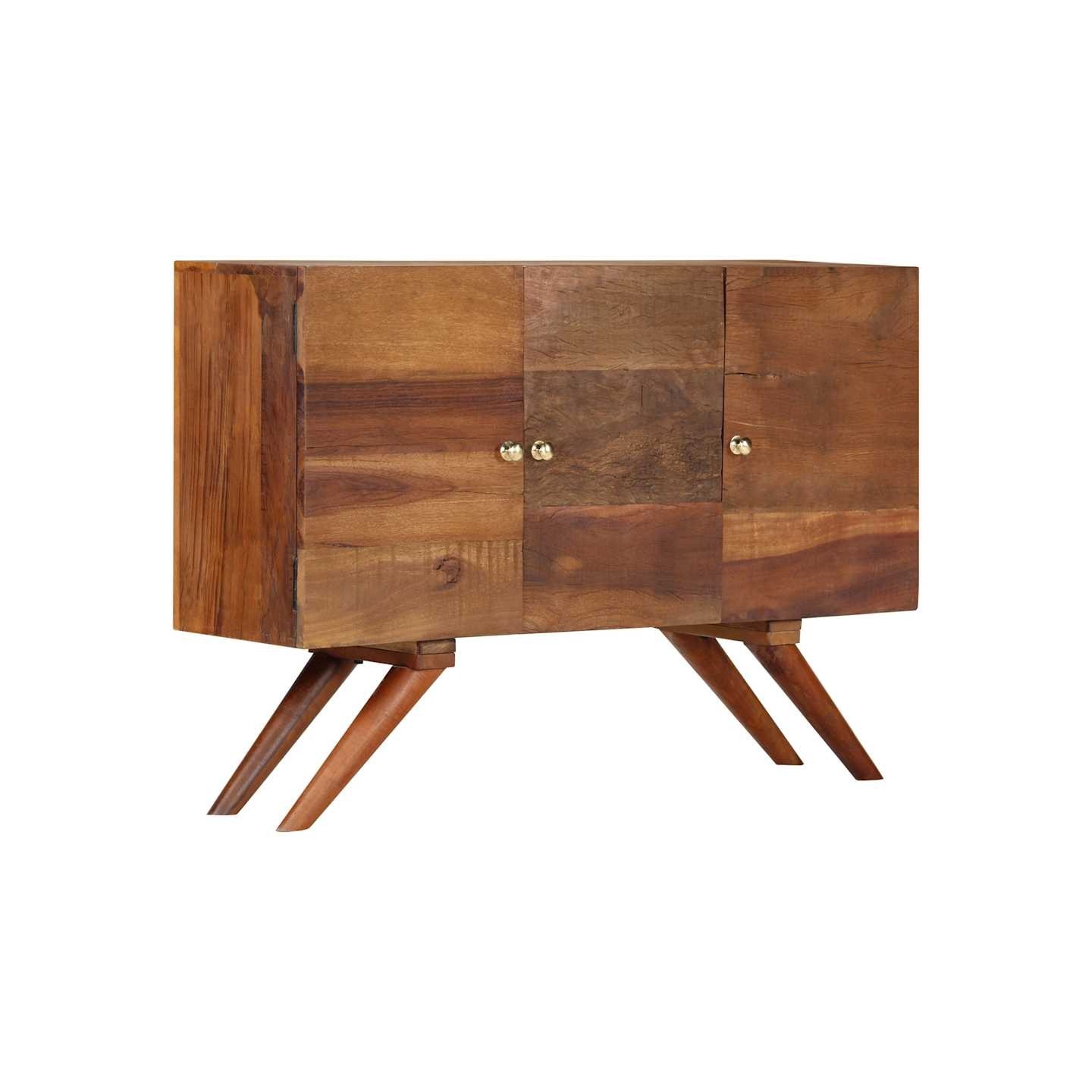 Buffet Bois recyclé massif 110x30x75 cm Marron