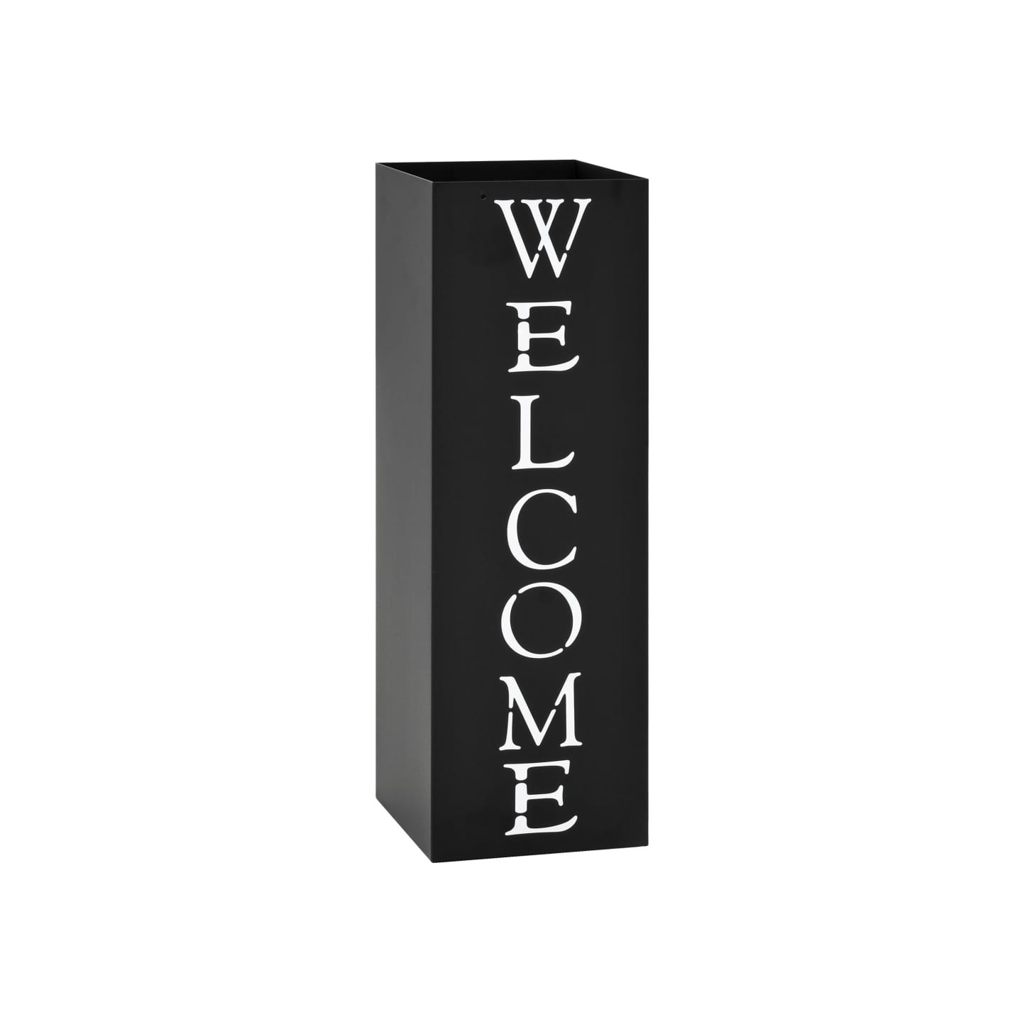 Porte-parapluie Welcome Acier Noir