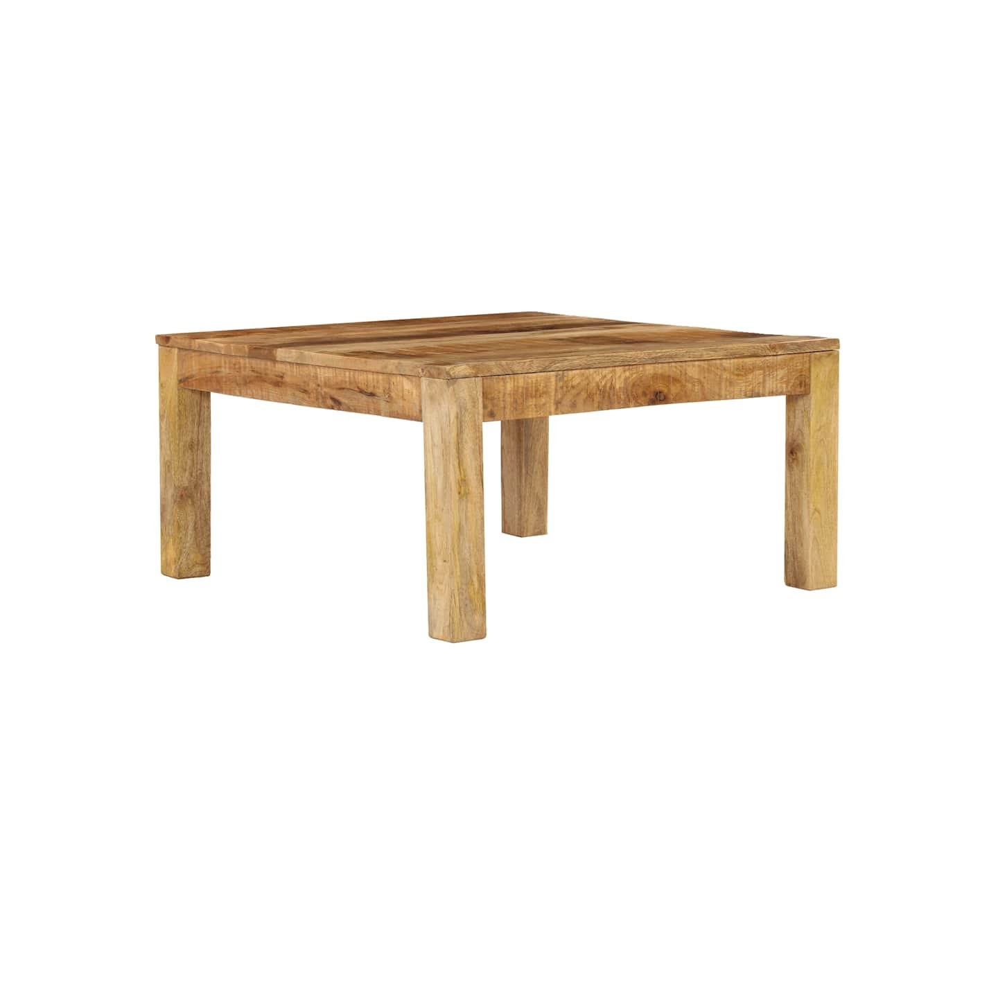 Table basse 80x80x40 cm Bois de manguier massif