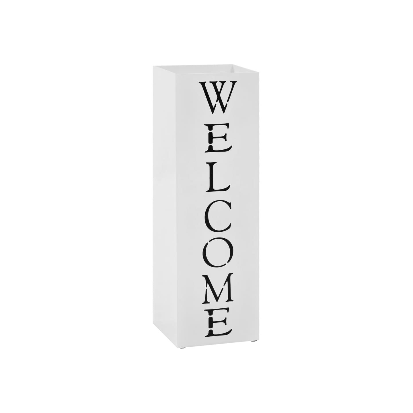Porte-parapluie Welcome Acier Blanc