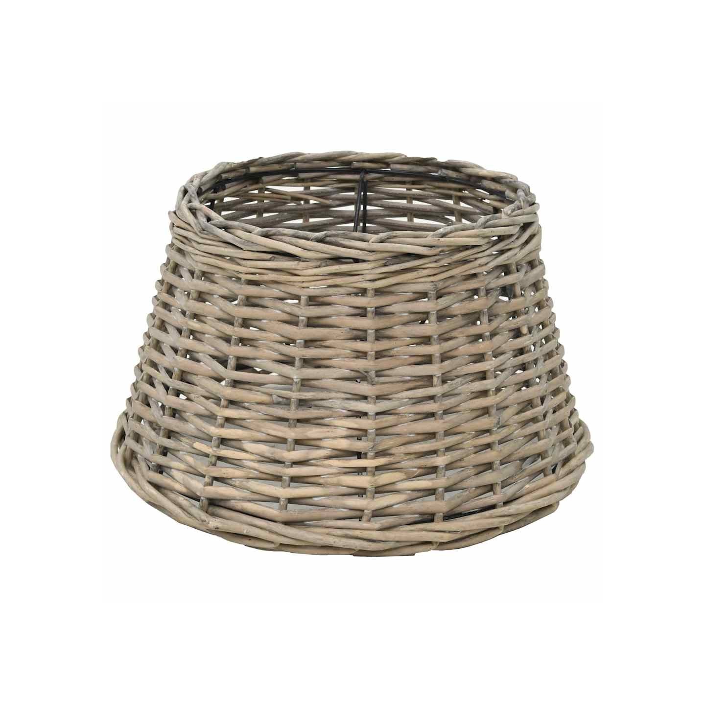 Abat-jour Osier 38 x 23 cm Naturel