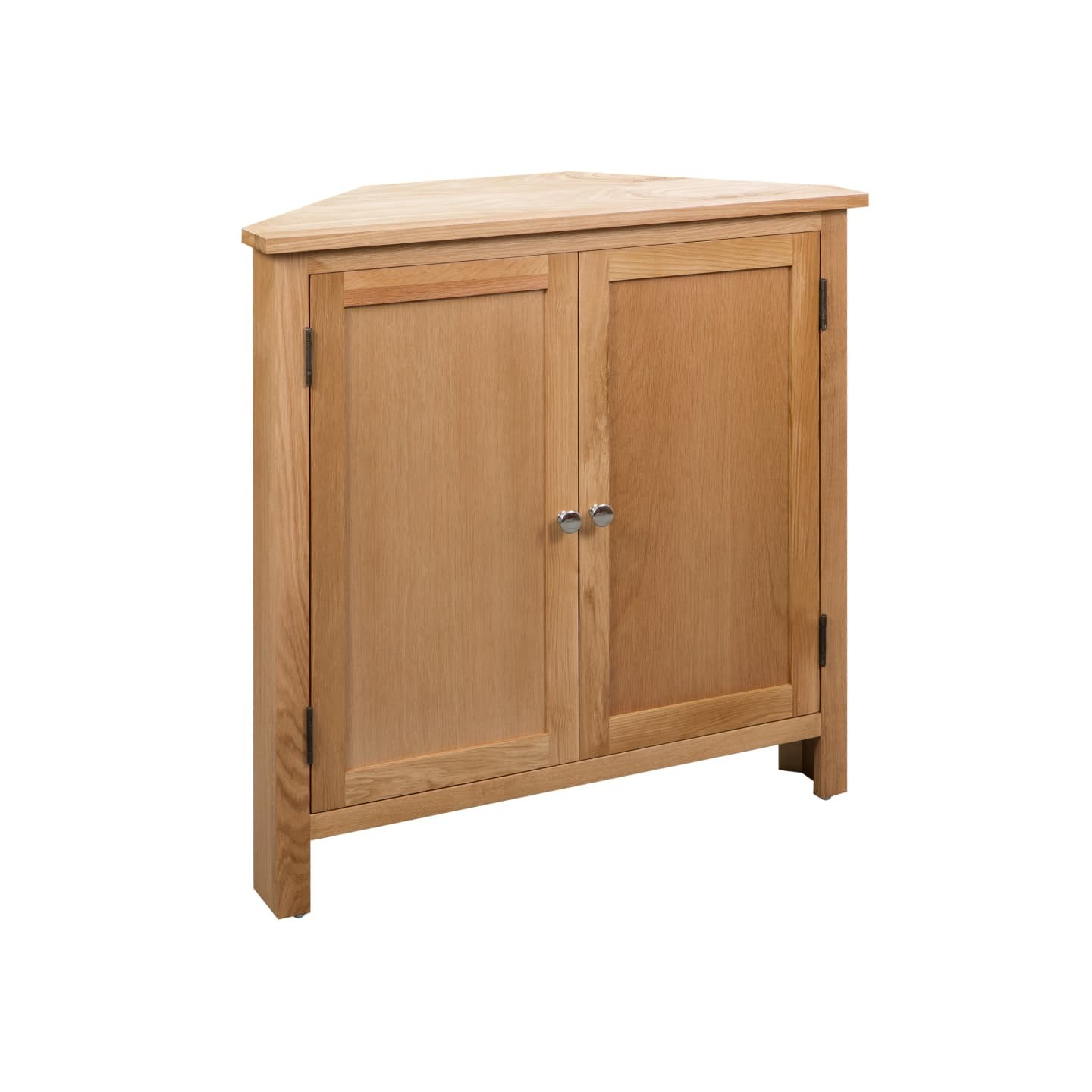 Armoire d'angle 80x33,5x78 cm Bois de chêne massif
