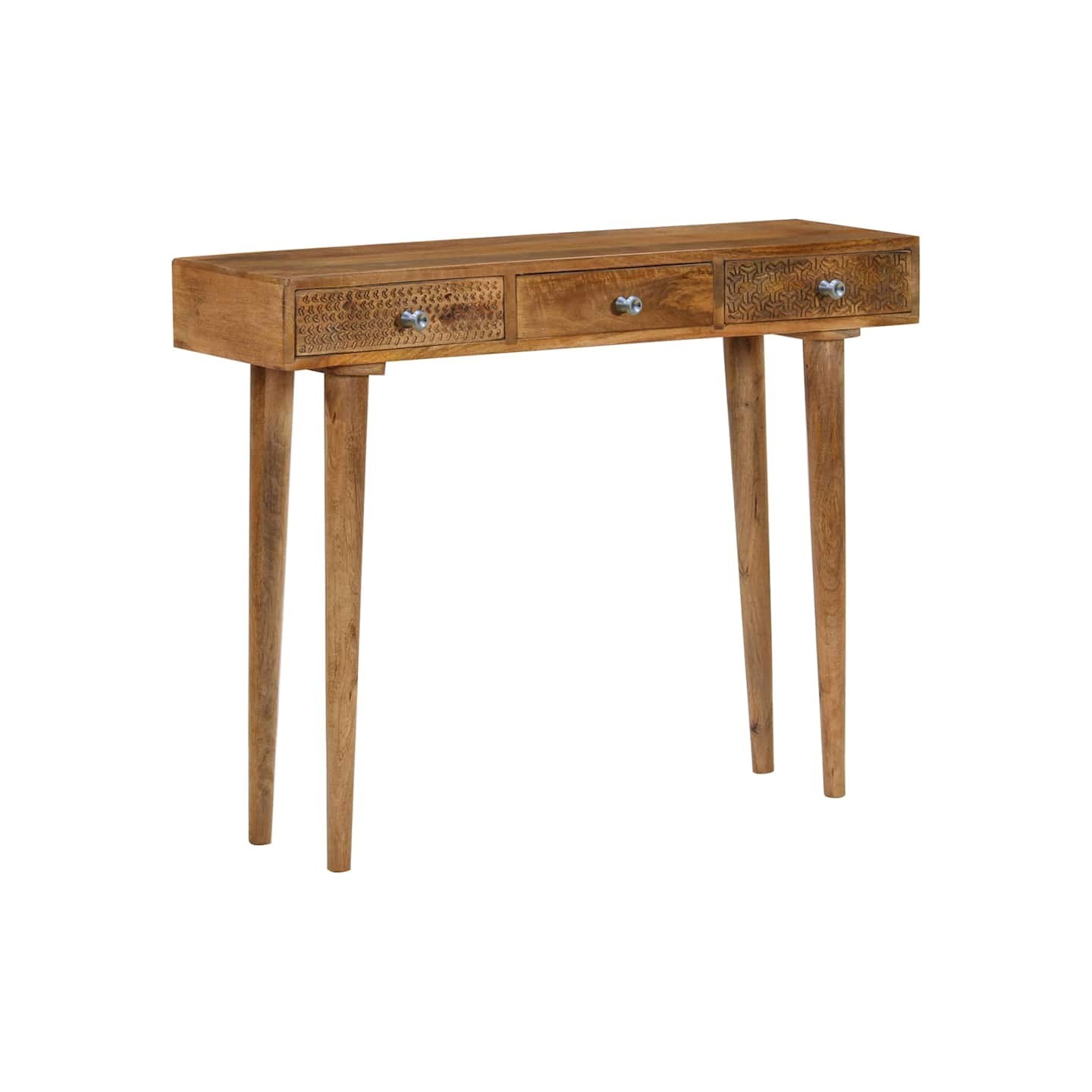 Table console Bois de manguier massif 102x30x79 cm
