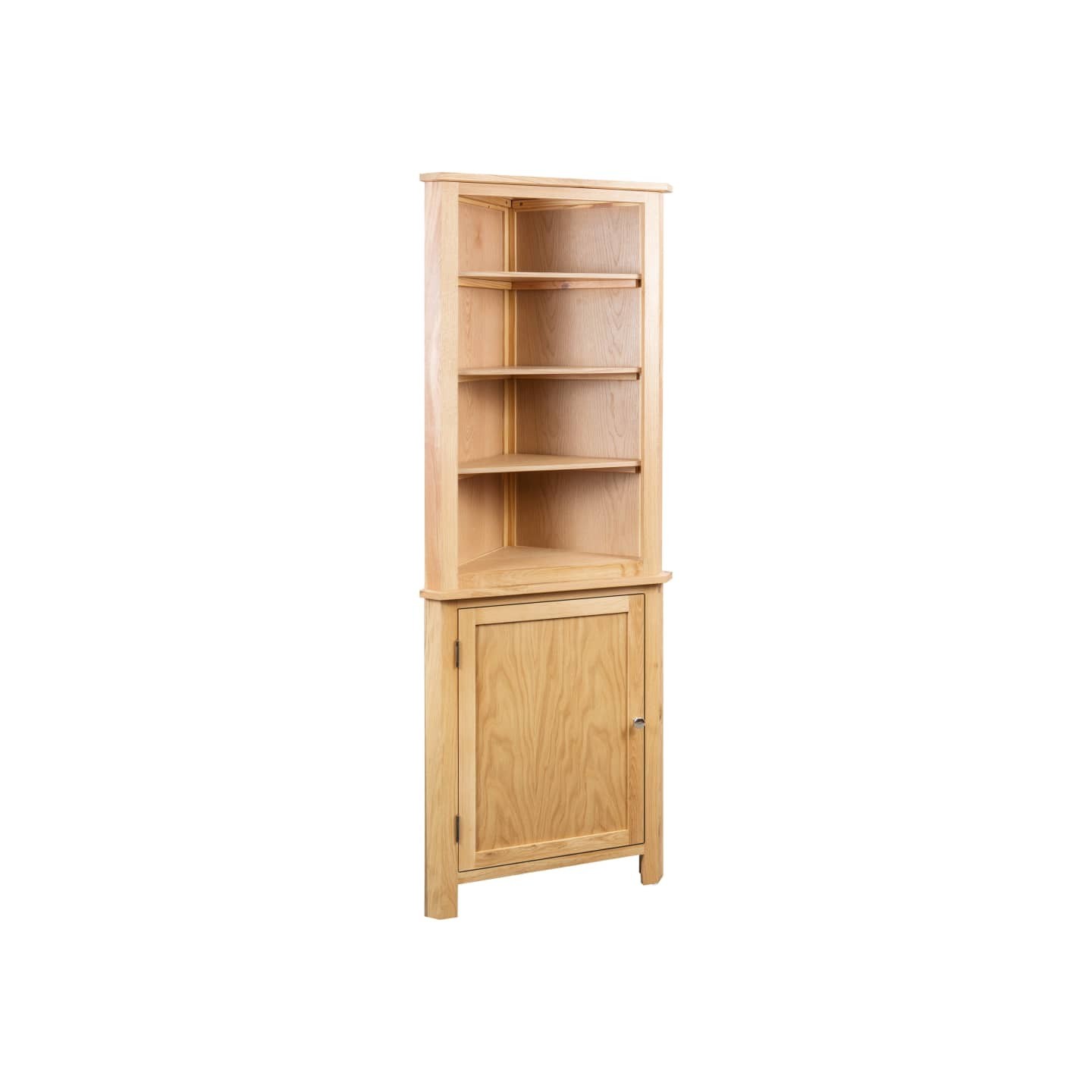 Armoire d'angle 59x36x180 cm Bois de chêne massif