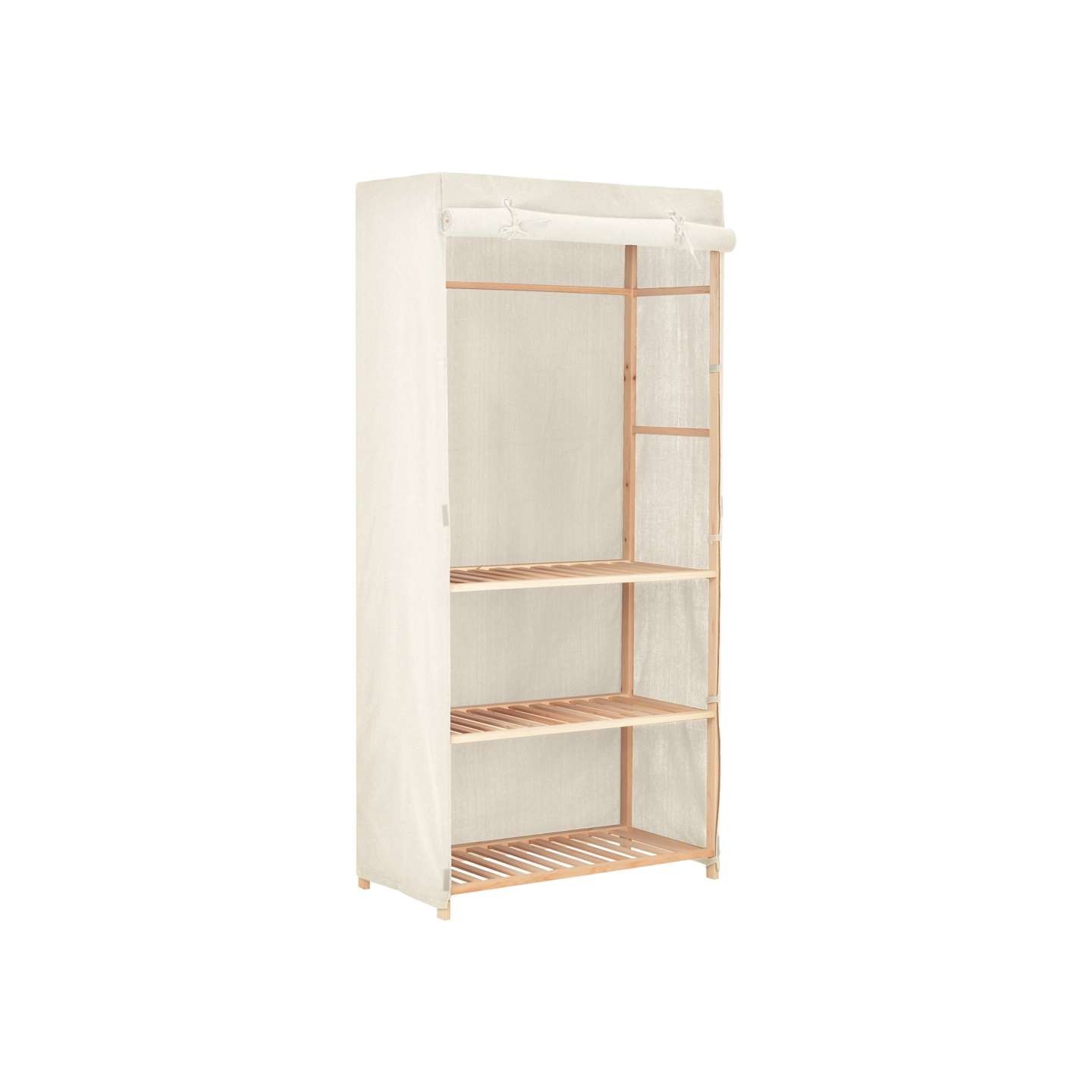 Garde-robe à 3 niveaux 79 x 40 x 170 cm
