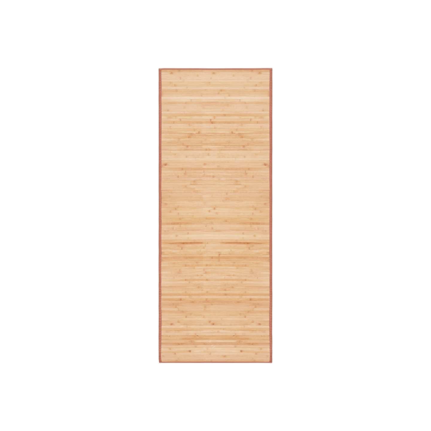Tapis en bambou 80x200 cm Marron