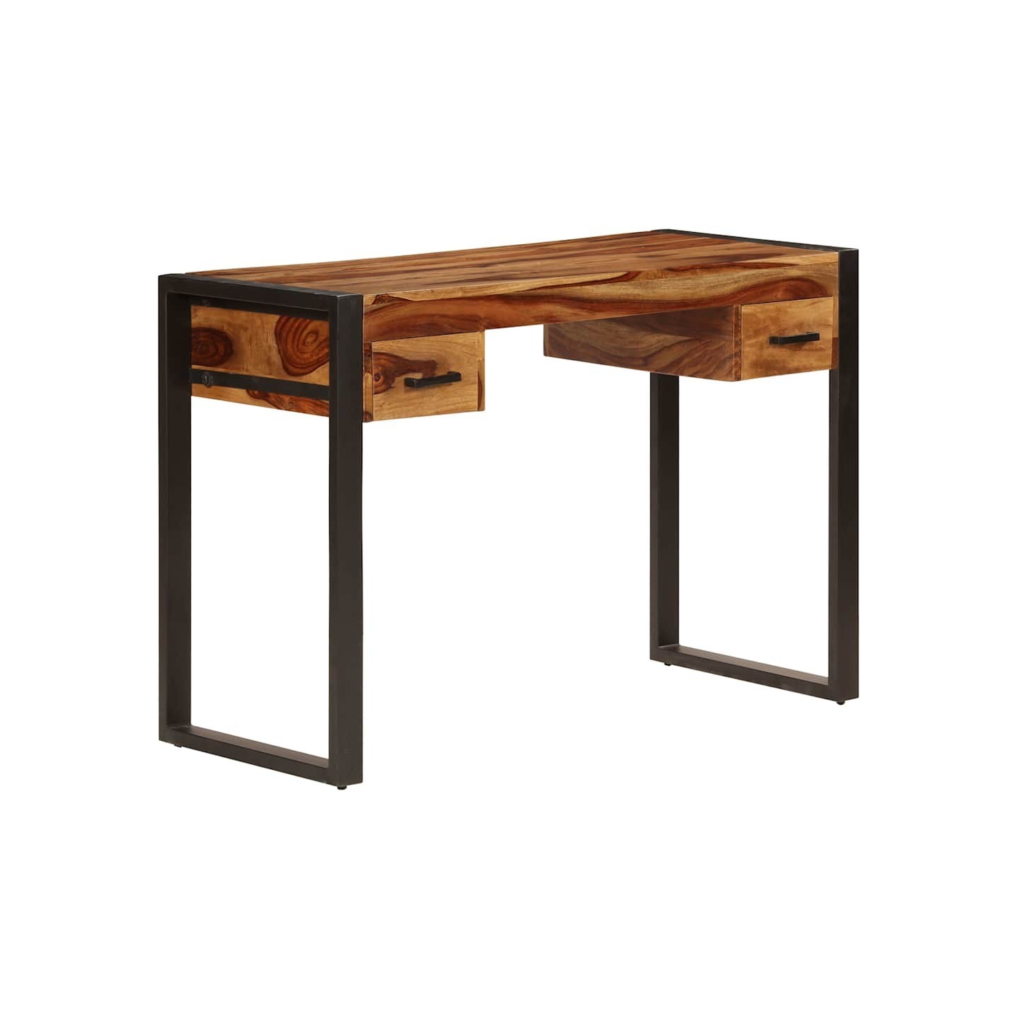 Bureau avec 2 tiroirs 110x50x77 cm Bois solide de Sesham