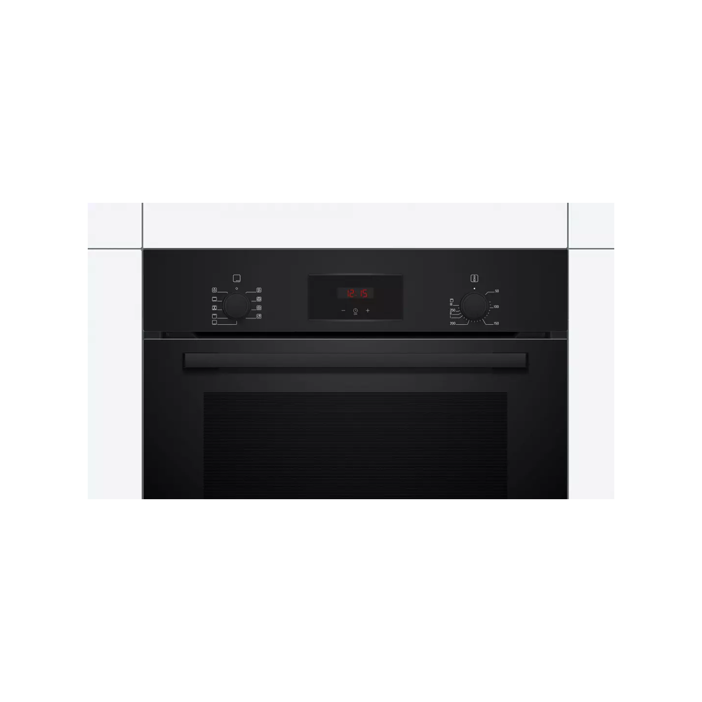 Four Bosch HBF134EB2 Série 2 66 L EcoClean noir | Nimestore