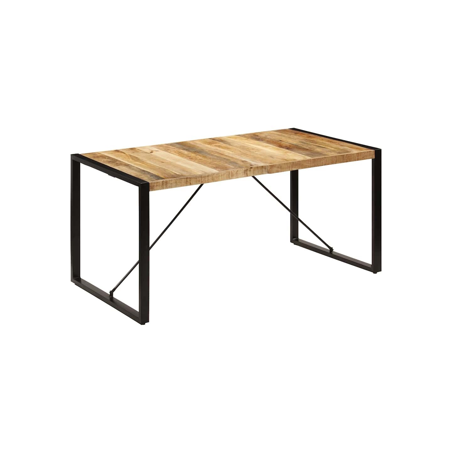 Table à manger 160x80x75 cm bois de manguier massif
