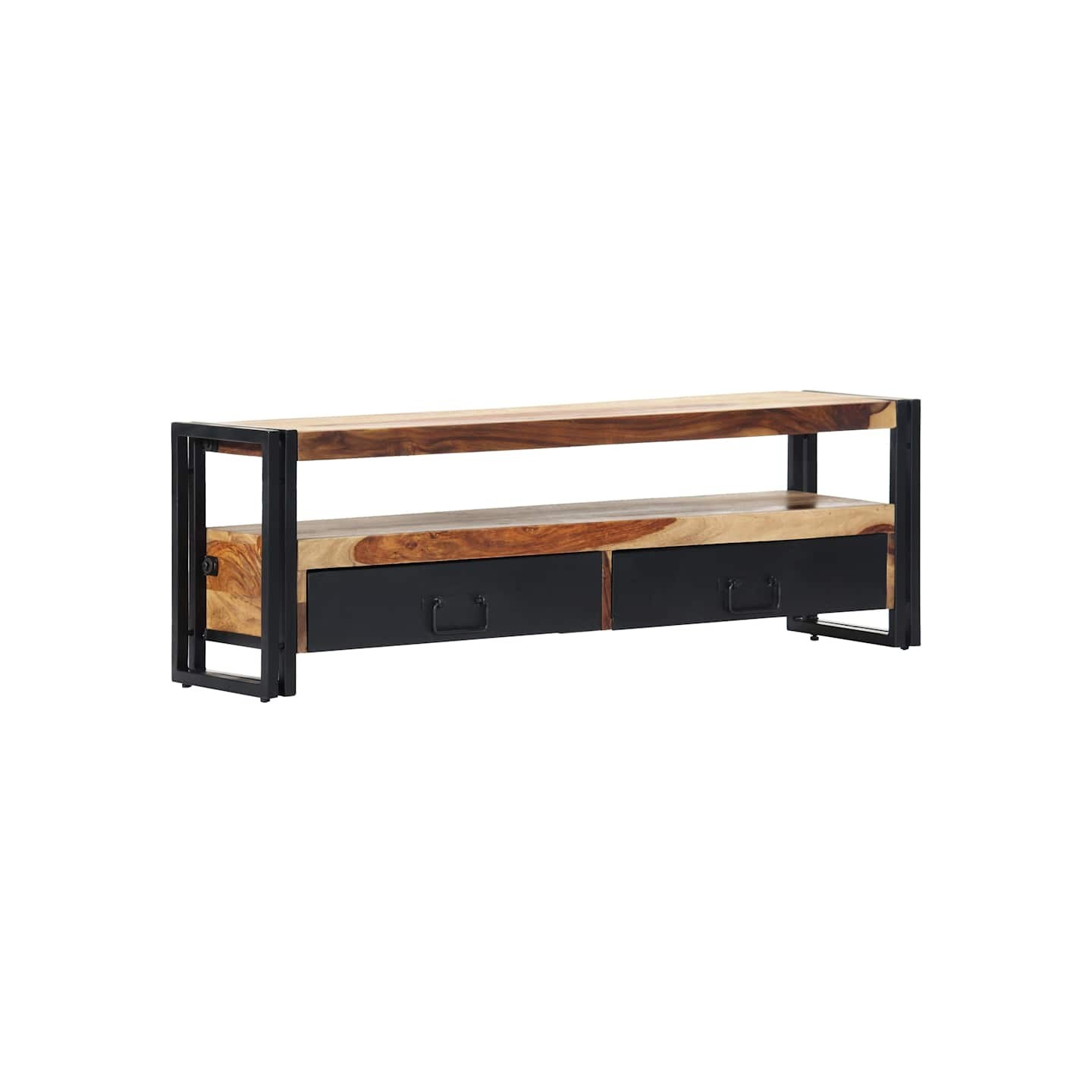 Meuble TV 120x30x40 cm Bois de Sesham solide