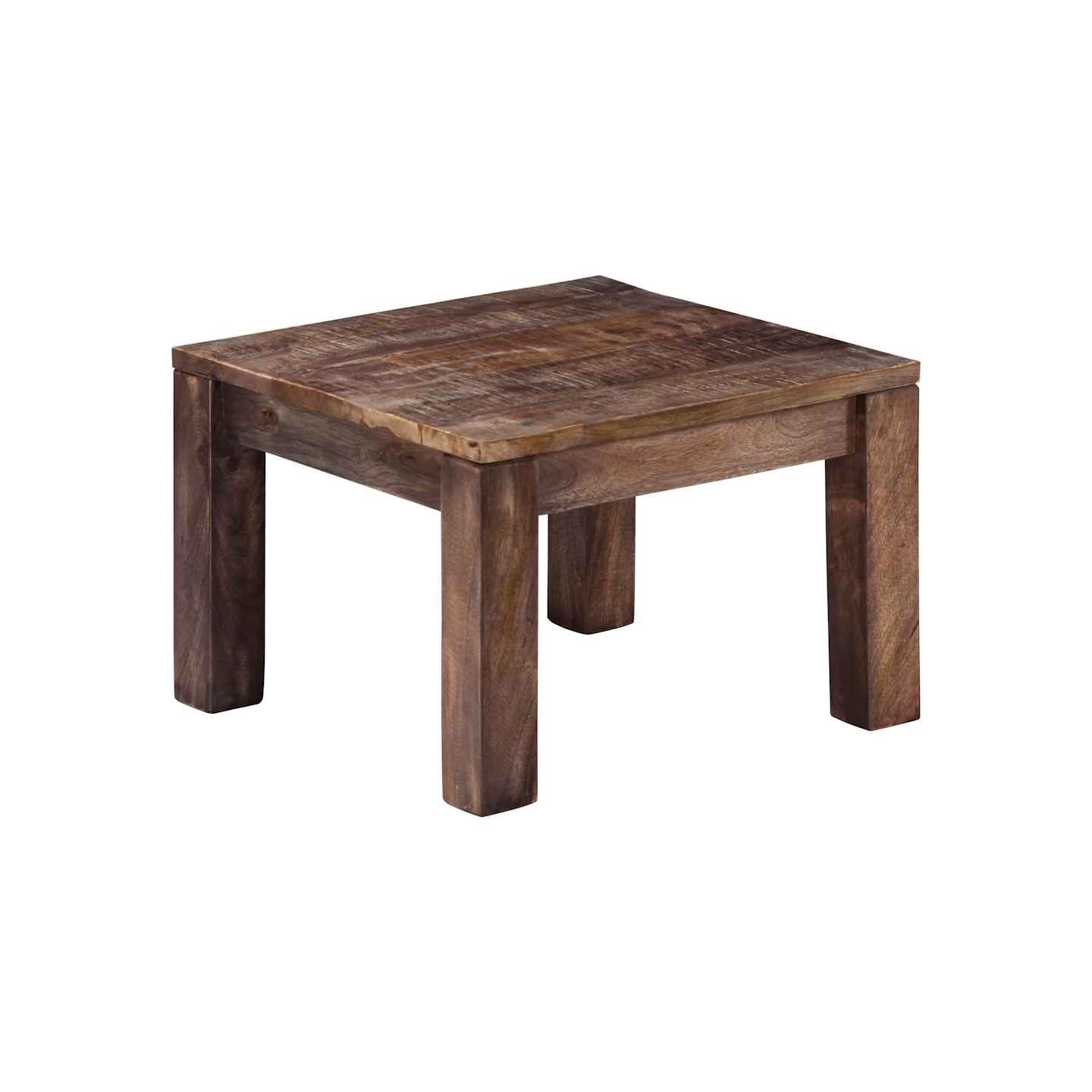 Table basse 50x50x35 cm Bois de manguier massif