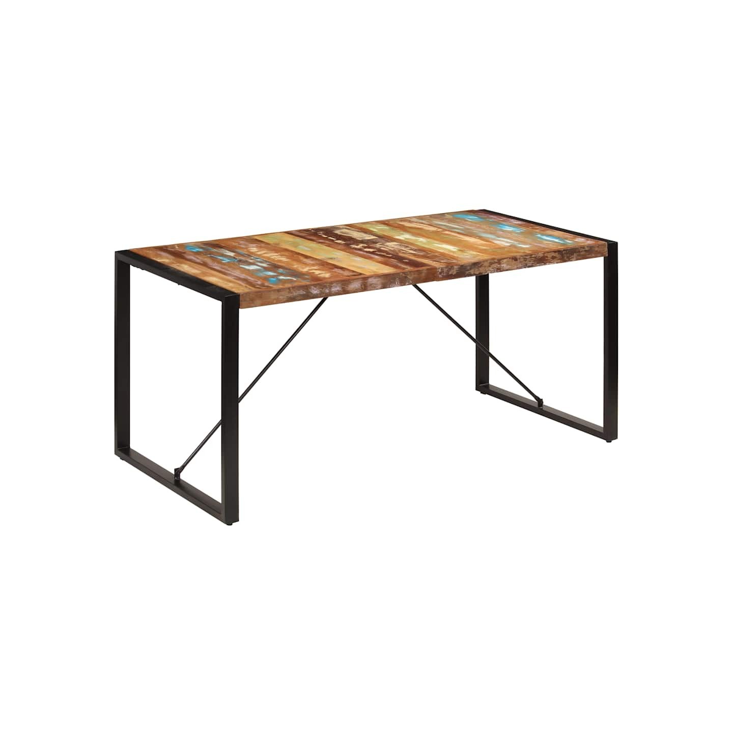 Table à manger 160x80x75 cm Bois de récupération massif