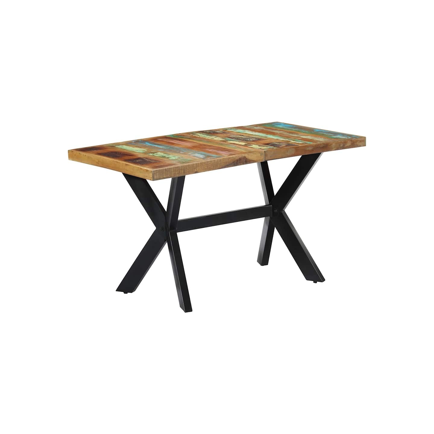 Table à manger 140x70x75 cm Bois de récupération massif