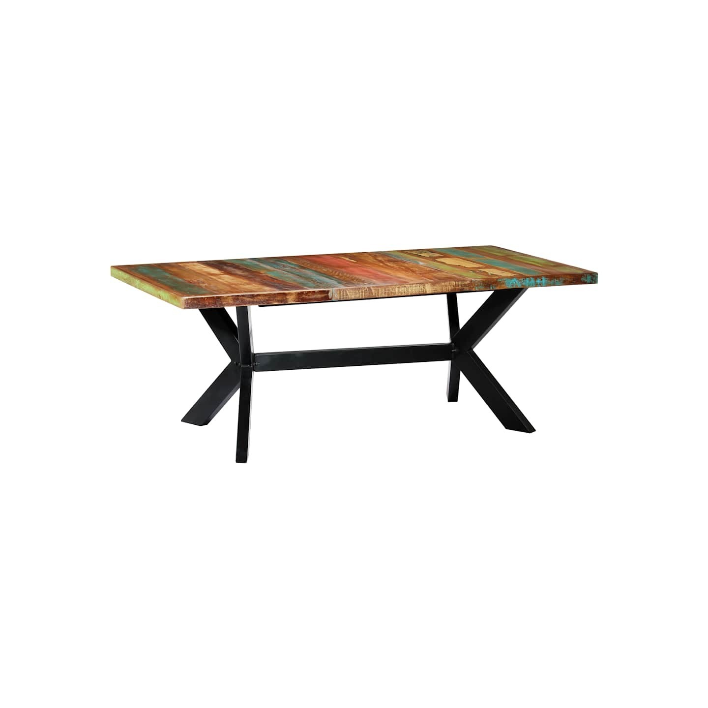 Table à manger 200x100x75 cm Bois de récupération solide